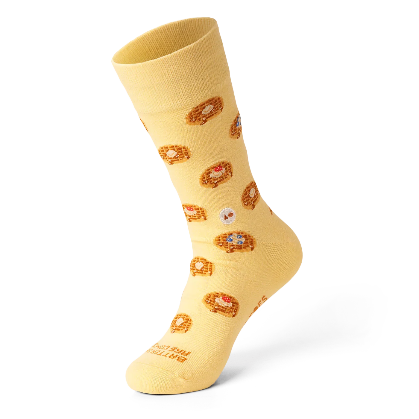 TALKING TOES | Breakfast Waffle Sock