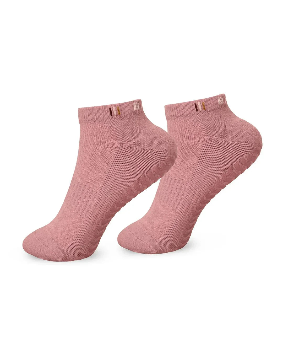 BAHE | Studio Grippy Ankle Socks - Mauve