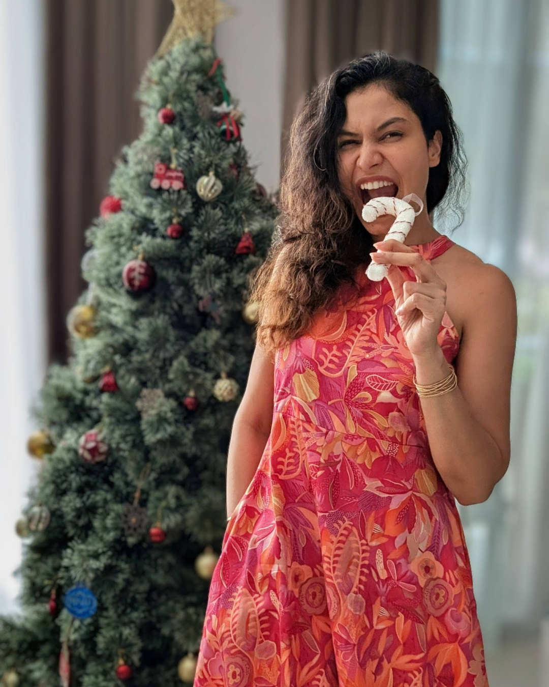 NIMBU | Eden Hot Pink Women's Short Halter in Muslin Cotton