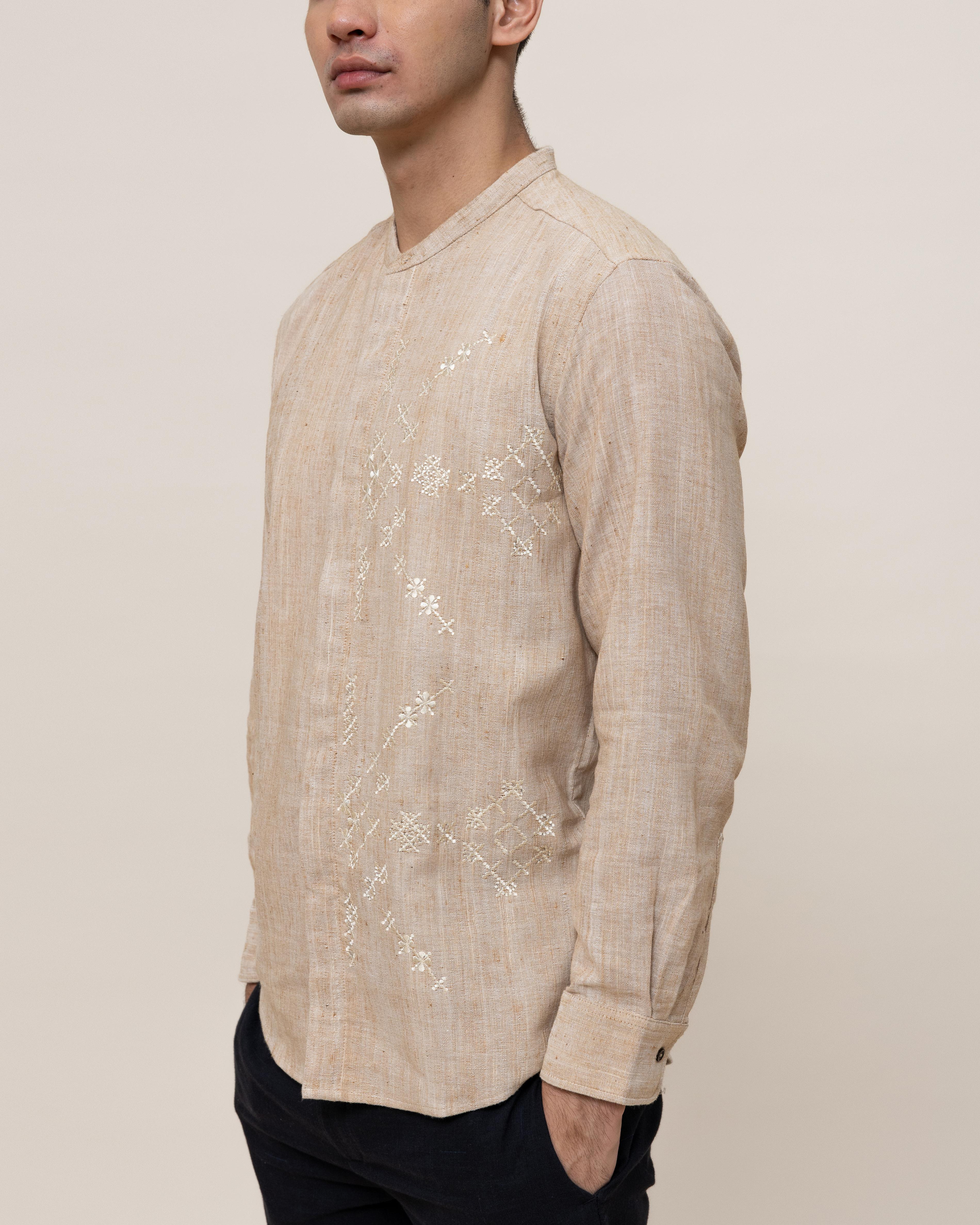 SUKKHA CITTA | KAPAS - Embroidered Fitted Shirt