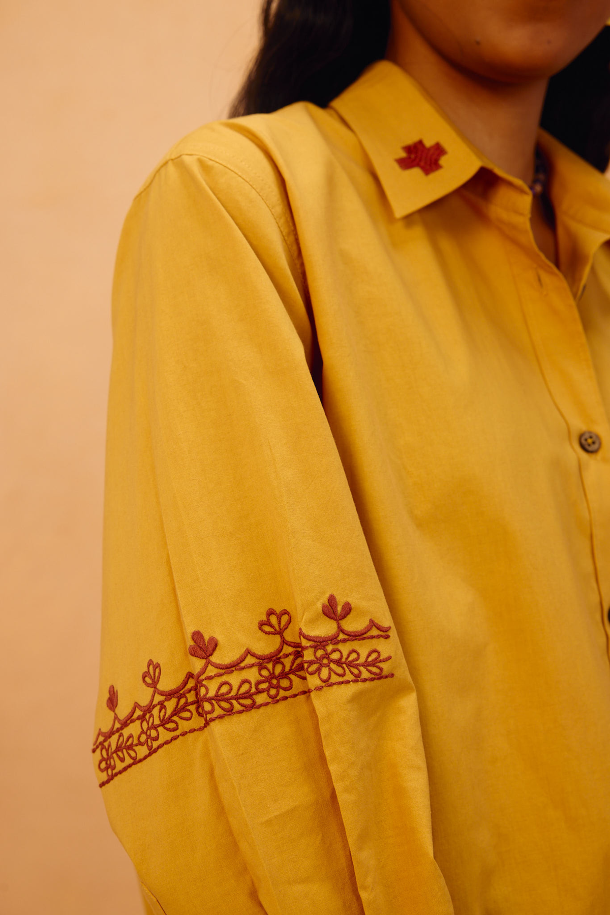 SUI | Golden Patterns Organic Cotton Shirt