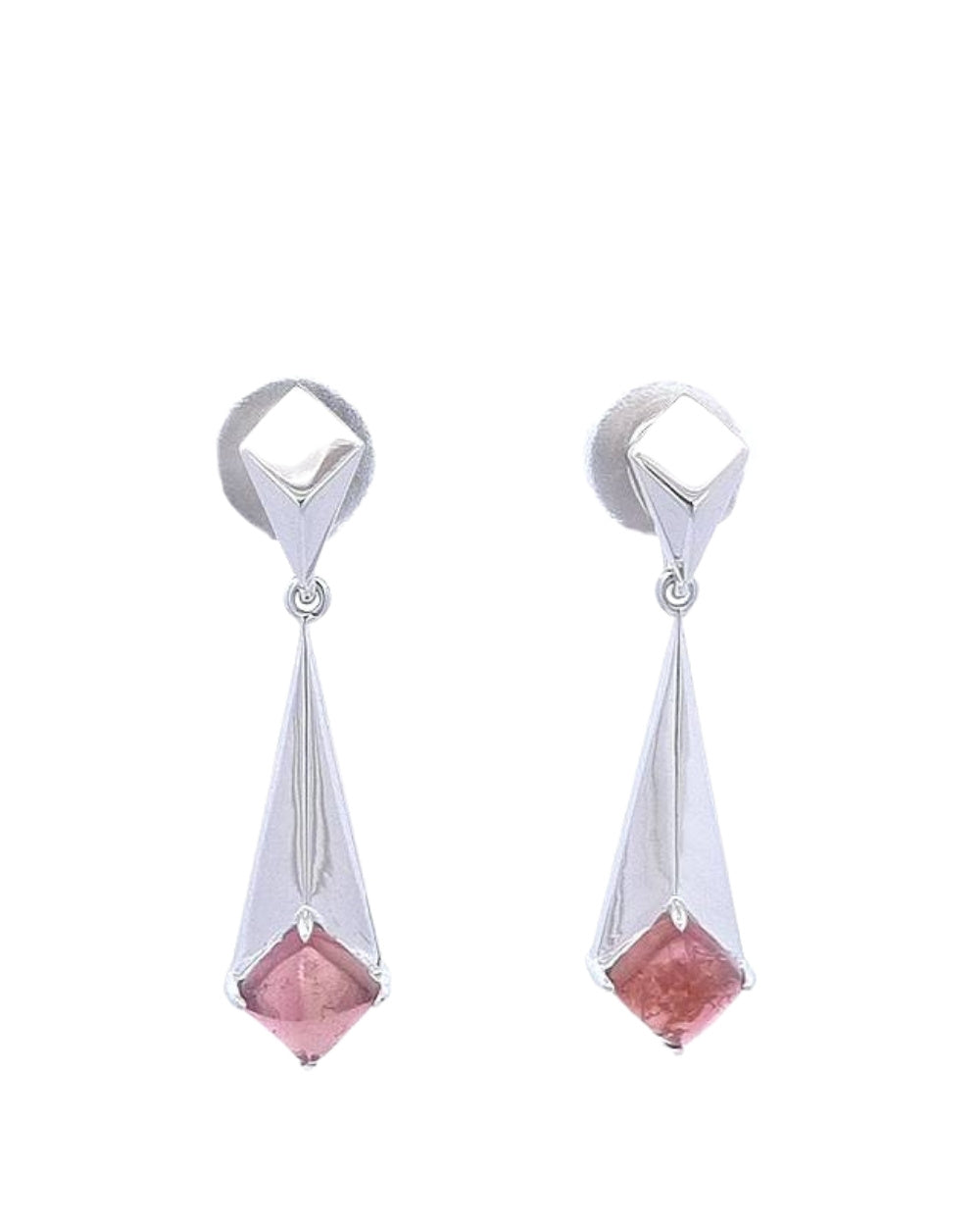 CREATIVE JEWELLERY STUDIO | Tourmaline Stalactite Silver Earrings by Glow byM