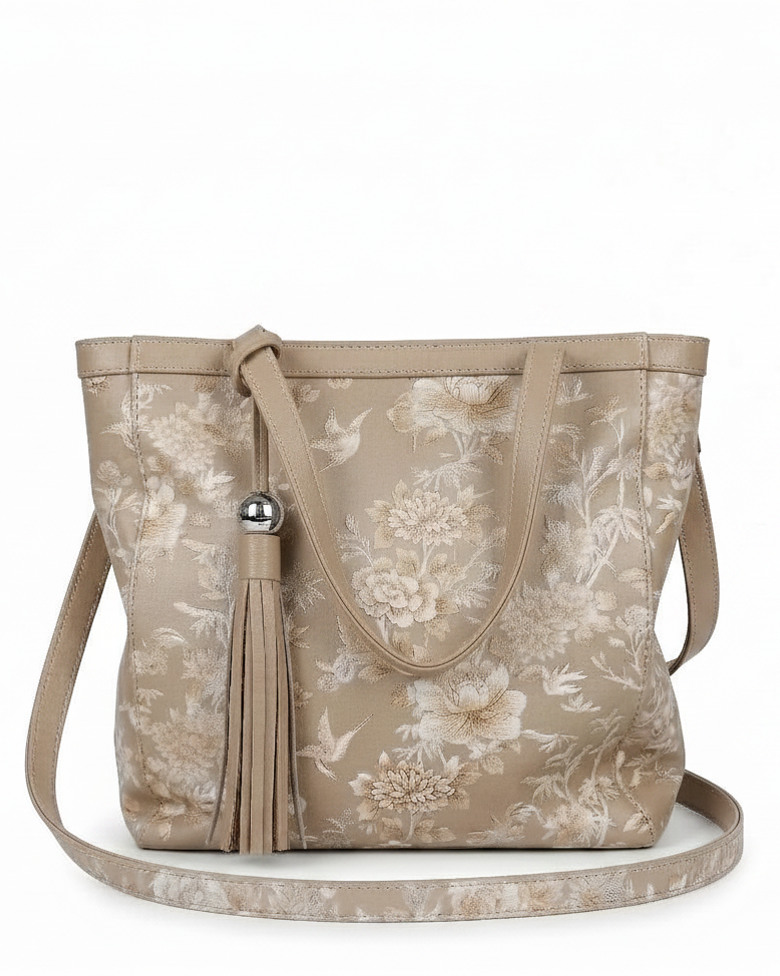 DESTI SAINT | Double Phoenix Floral Mini Shopper