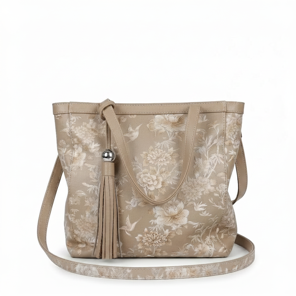 DESTI SAINT | Double Phoenix Floral Mini Shopper