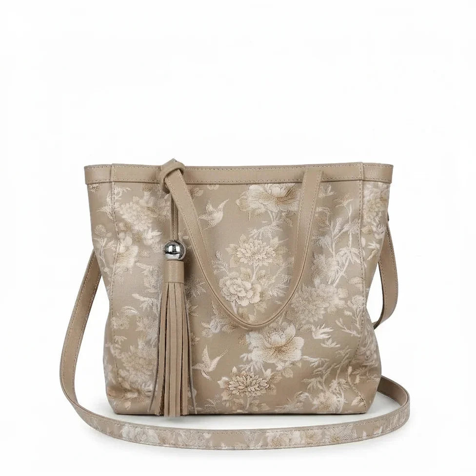 DESTI SAINT | Double Phoenix Floral Mini Shopper