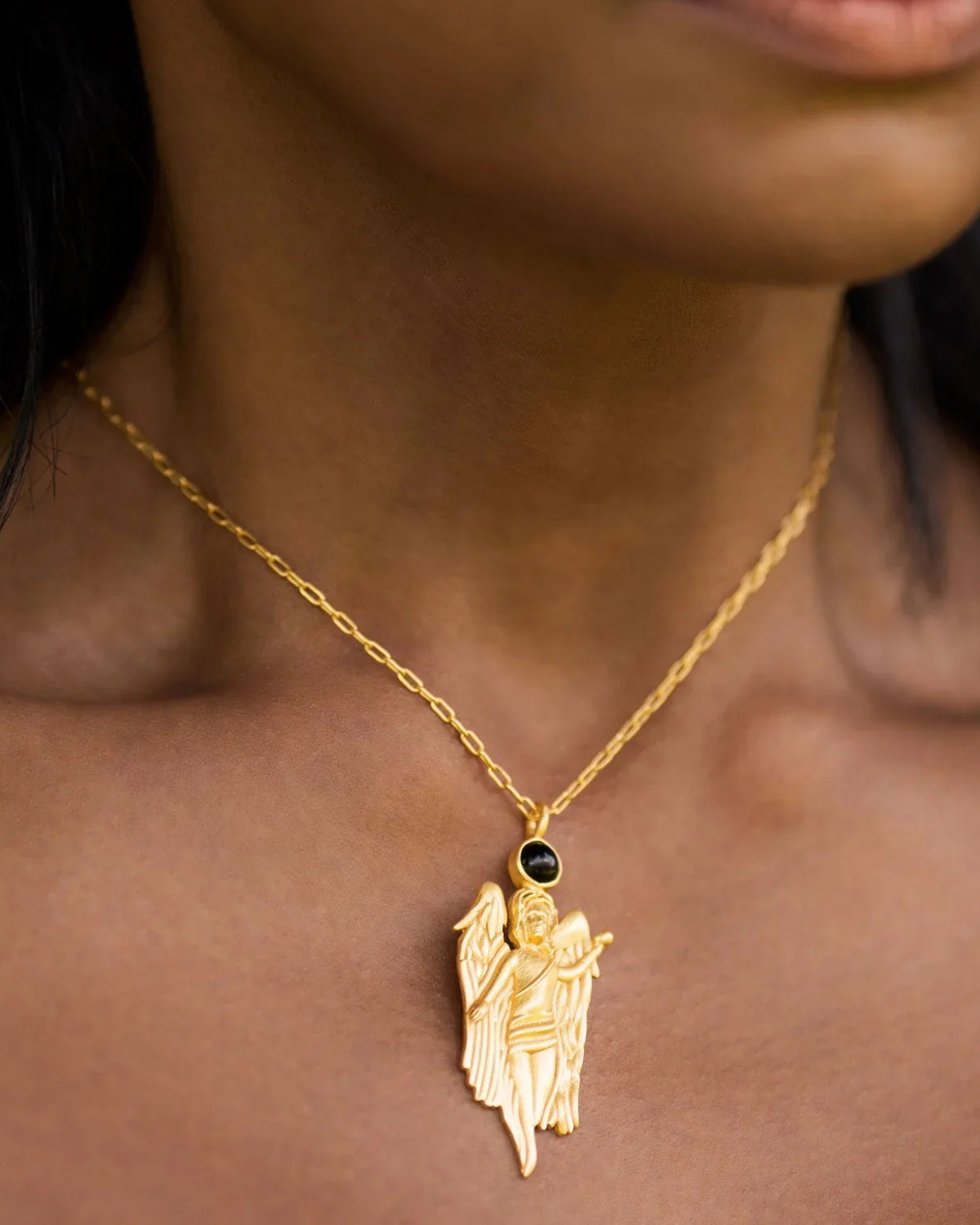 BOHEME BY VERO | Charun Necklace (Black Onyx or Moonstone)