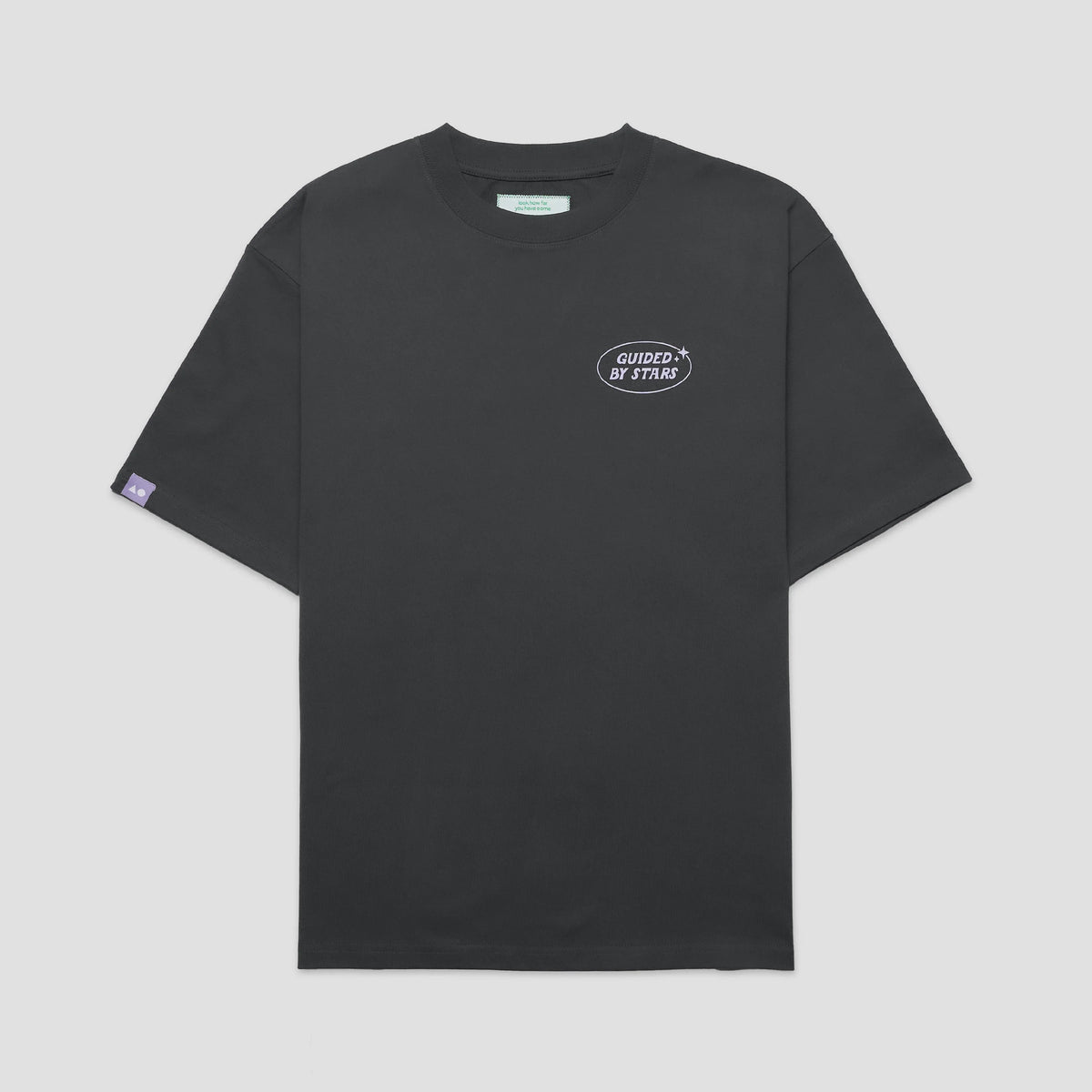 TALKING TOES | Stargazer Oversized Tee - Charcoal