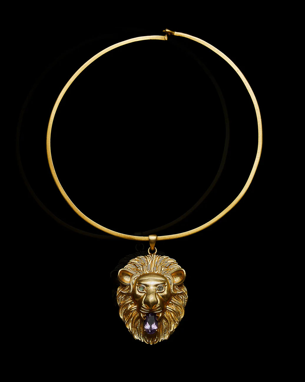 BOHEME BY VERO | Merlion Necklace Large Amethyst