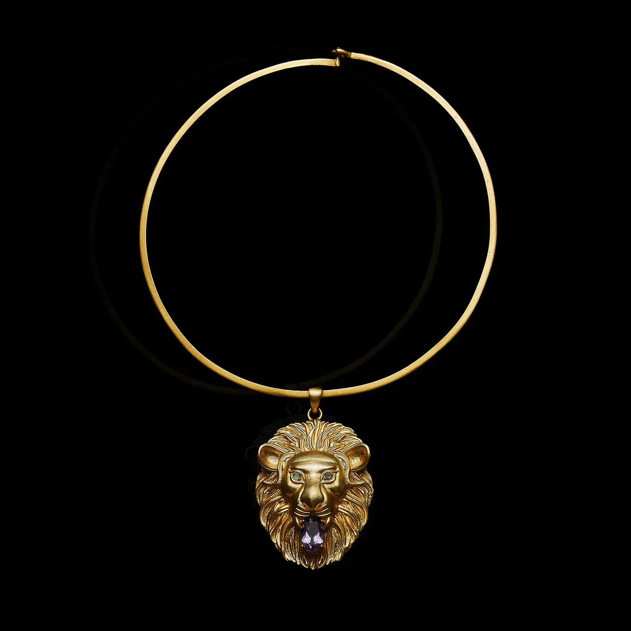 BOHEME BY VERO | Merlion Necklace Large Amethyst