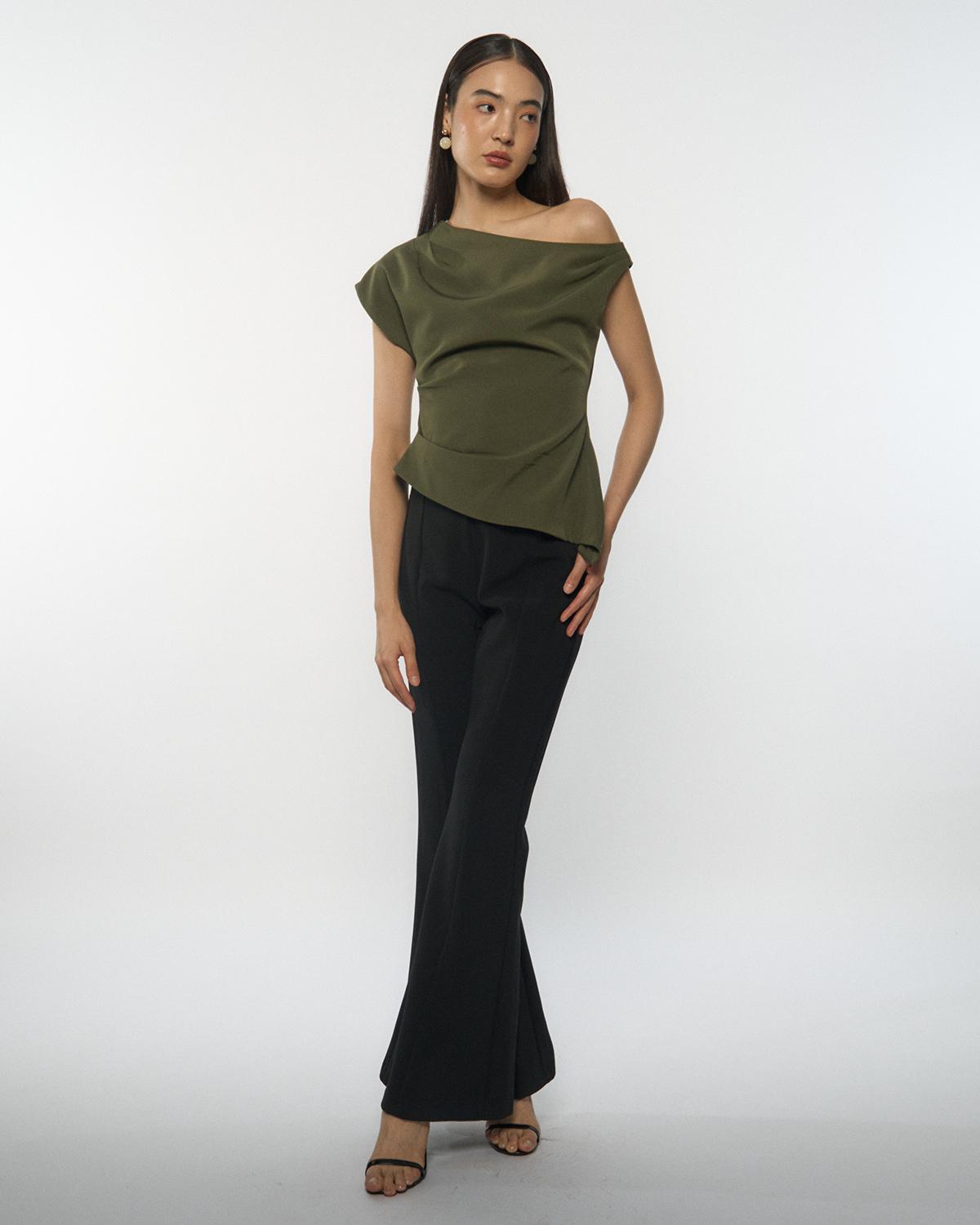 DRESSINGPAULA | Asymmetrical Drape Top