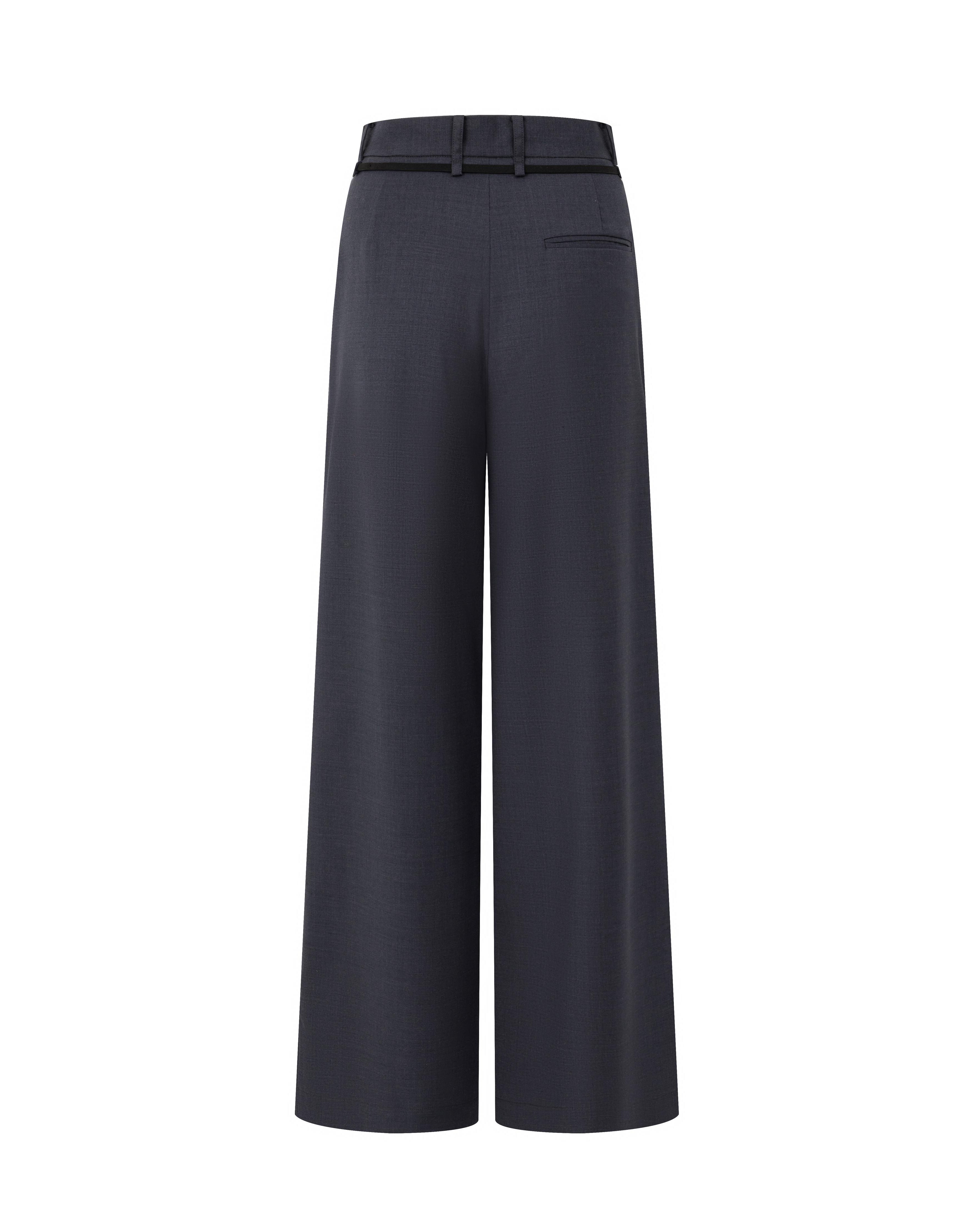 LAYERPLAN | Tirra Pleated High-Waist Trousers