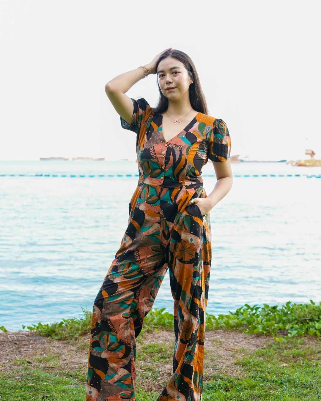 NIMBU | Calypso Women's Jumpsuit In Midnight Mosaic