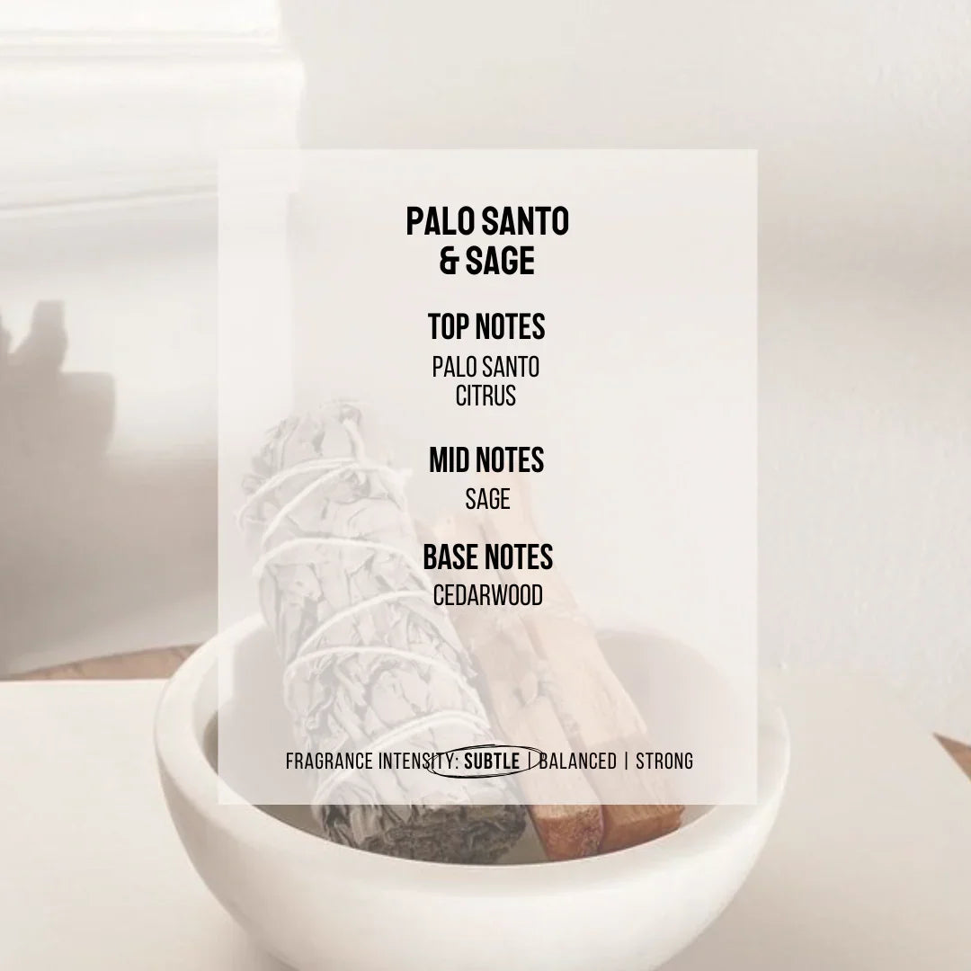 SOUL GOOD PROJECT | Palo Santo & Sage Scented Candle