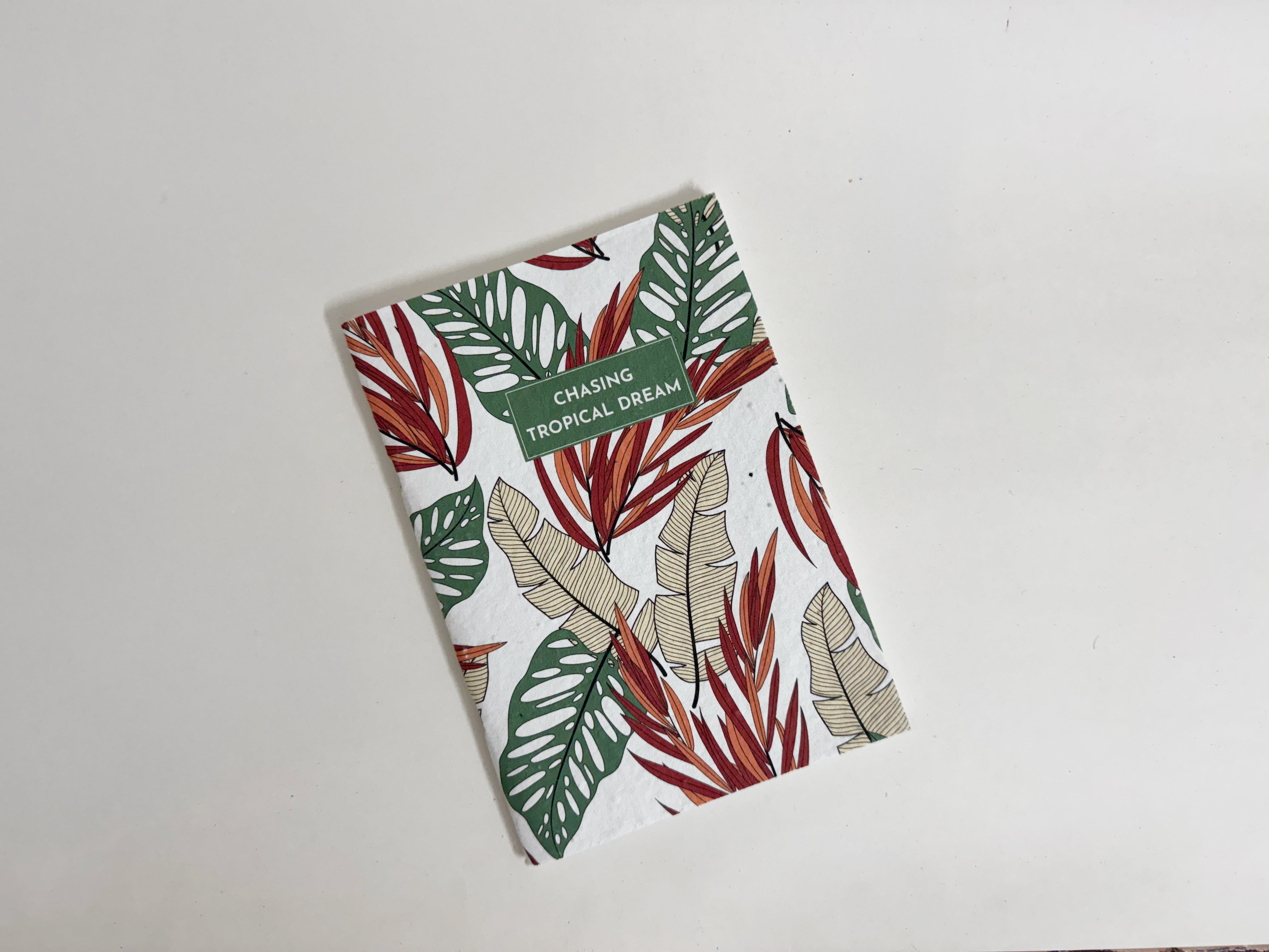 PURPLE AND PURE | Plantable Notebook Gift Set - Tropical Blur