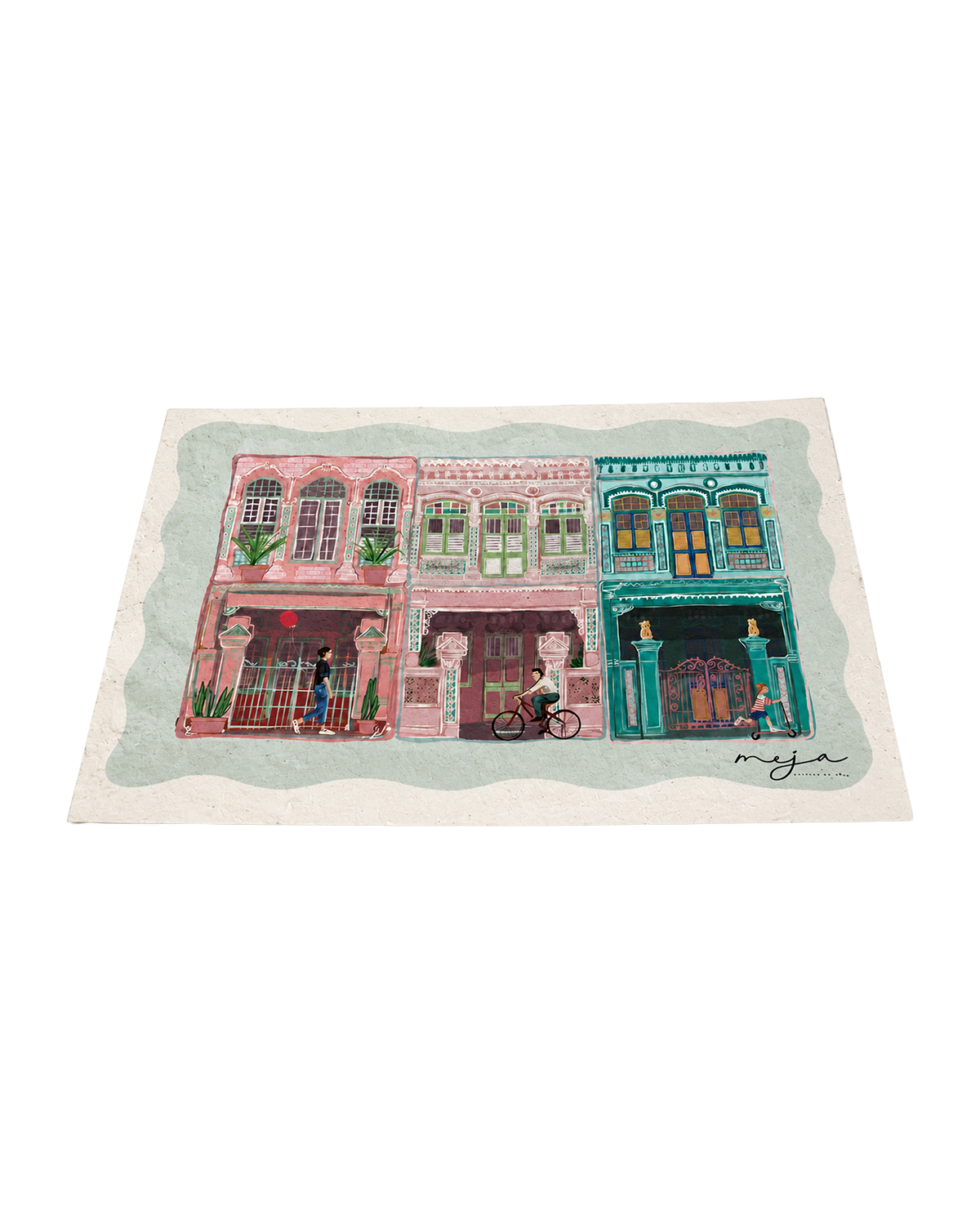 MEJA MAISON DE BALI | The Mosaique Tunas EcoMat By Meja (Set Of 2)