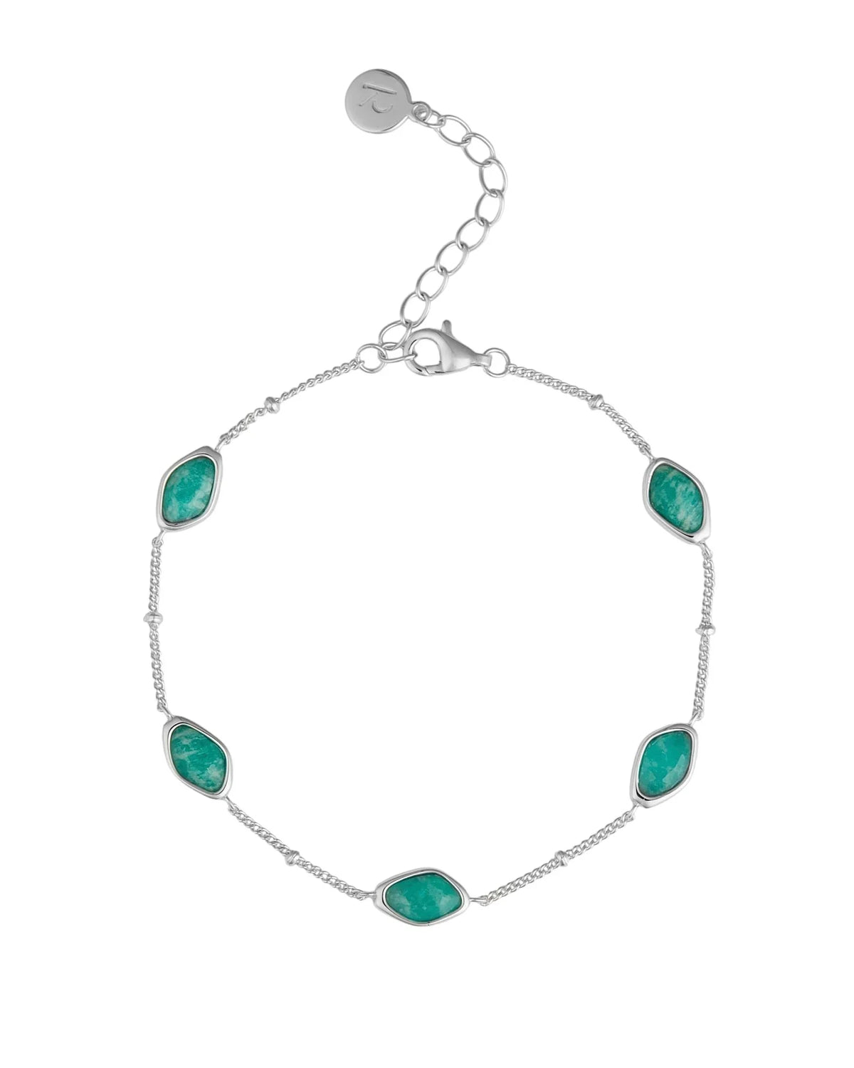 RINA LEE | Courage Amazonite Satellite Chain Bracelet