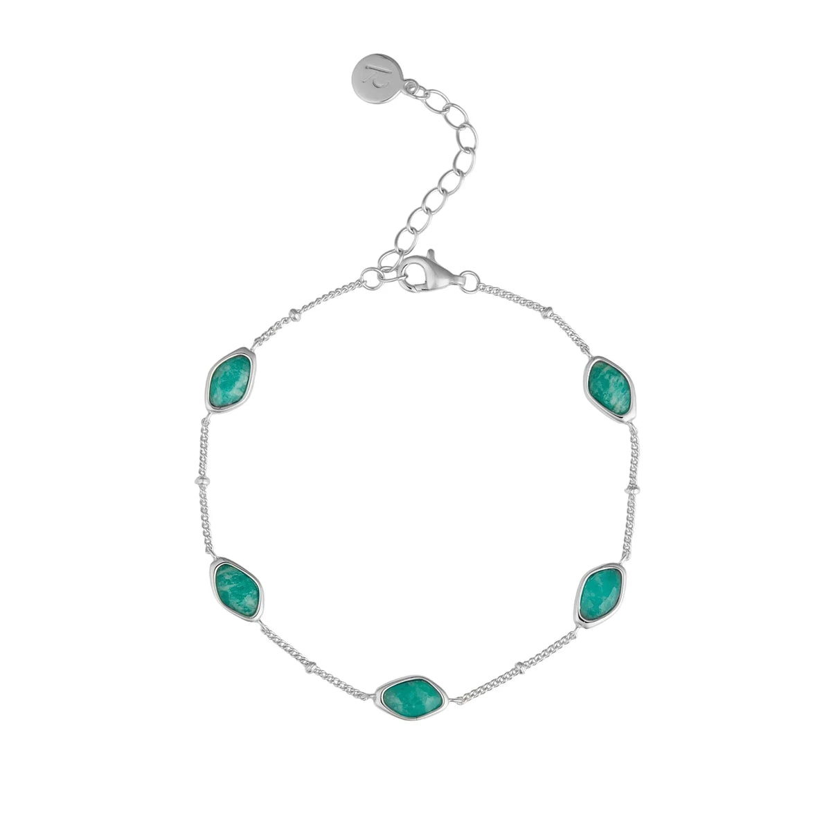 RINA LEE | Courage Amazonite Satellite Chain Bracelet