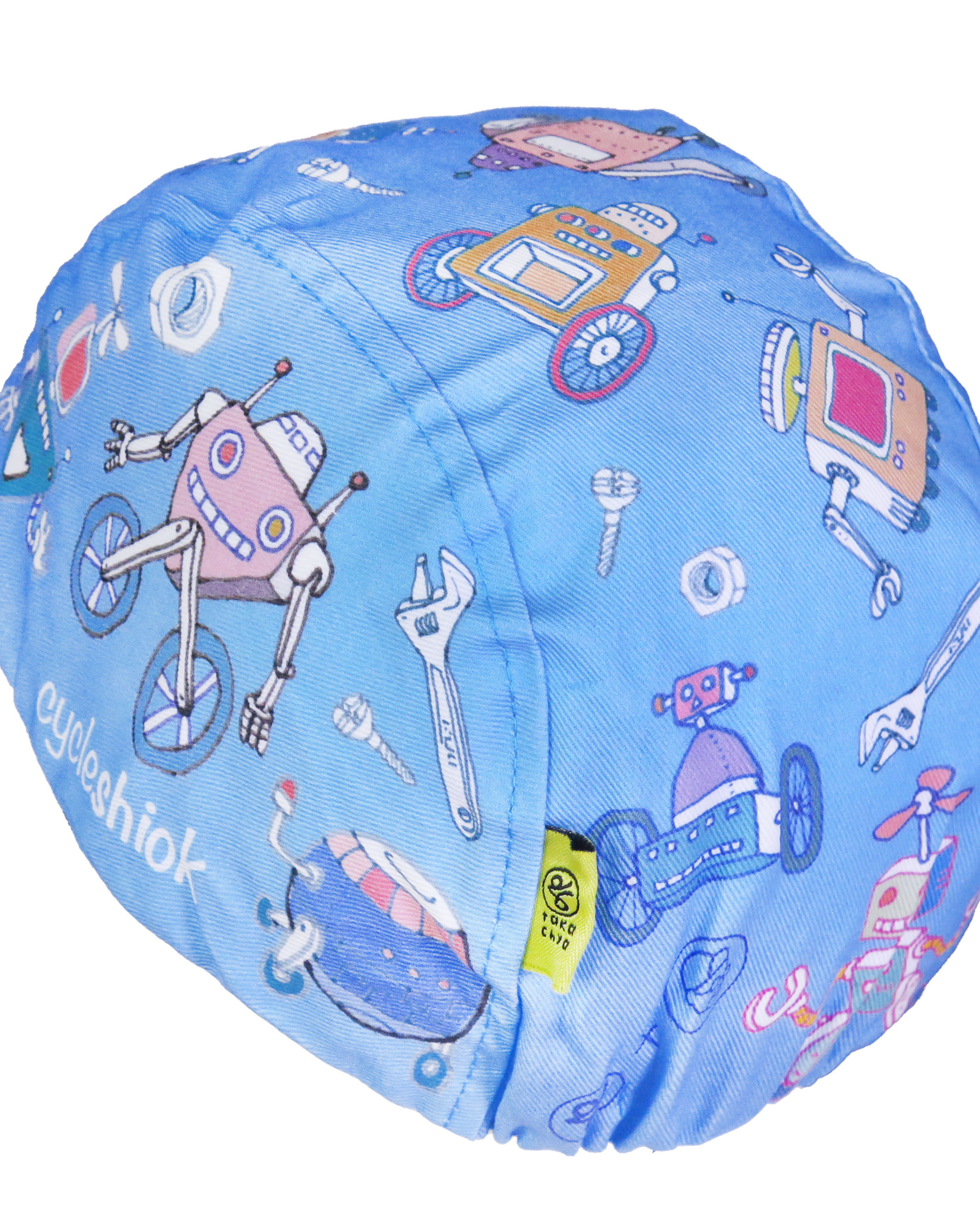 A DESIGN BY TAKACHYA | Faizal Caricatures x TKC Blue Robot Cycling Cap