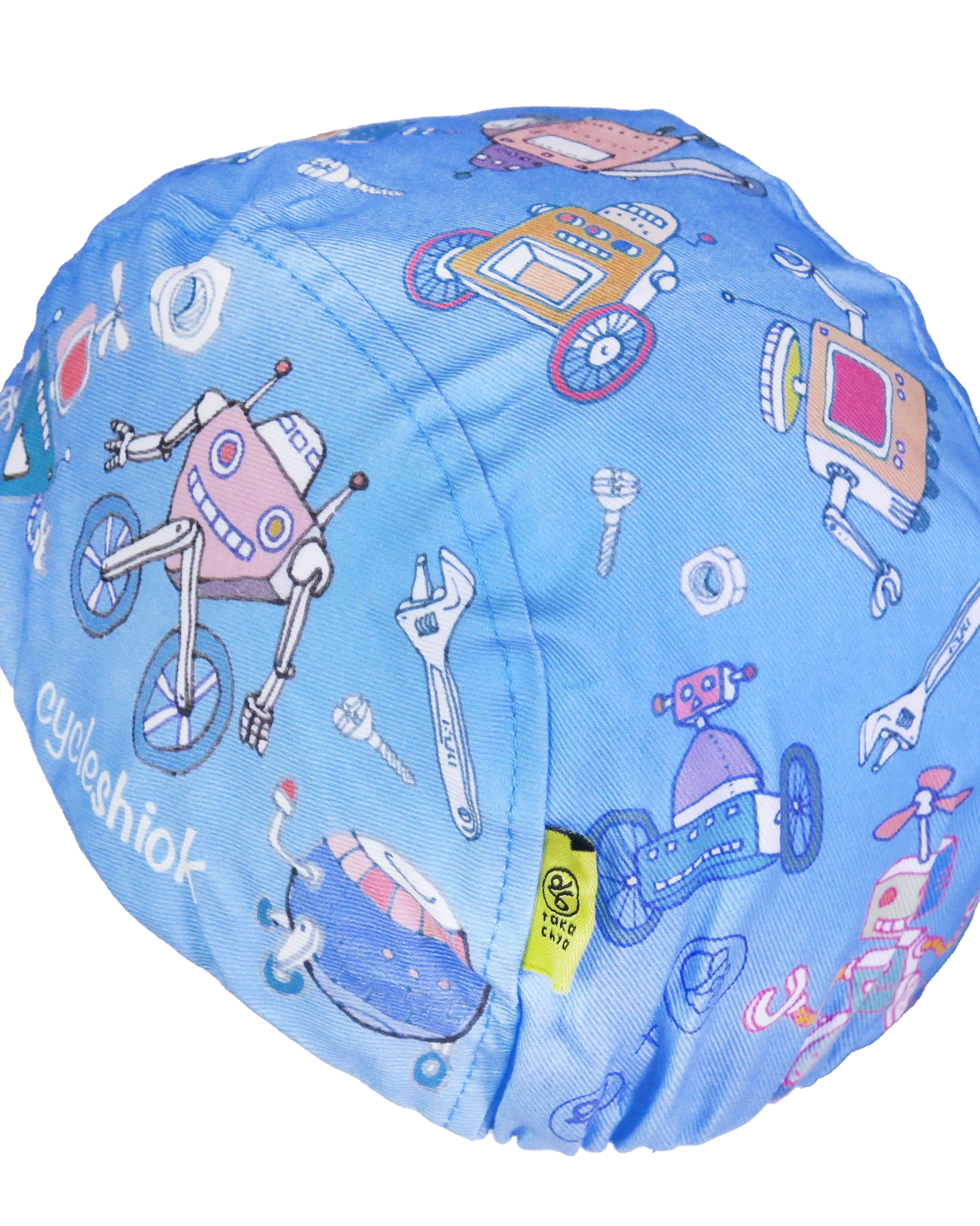 A DESIGN BY TAKACHYA | Faizal Caricatures x TKC Blue Robot Cycling Cap