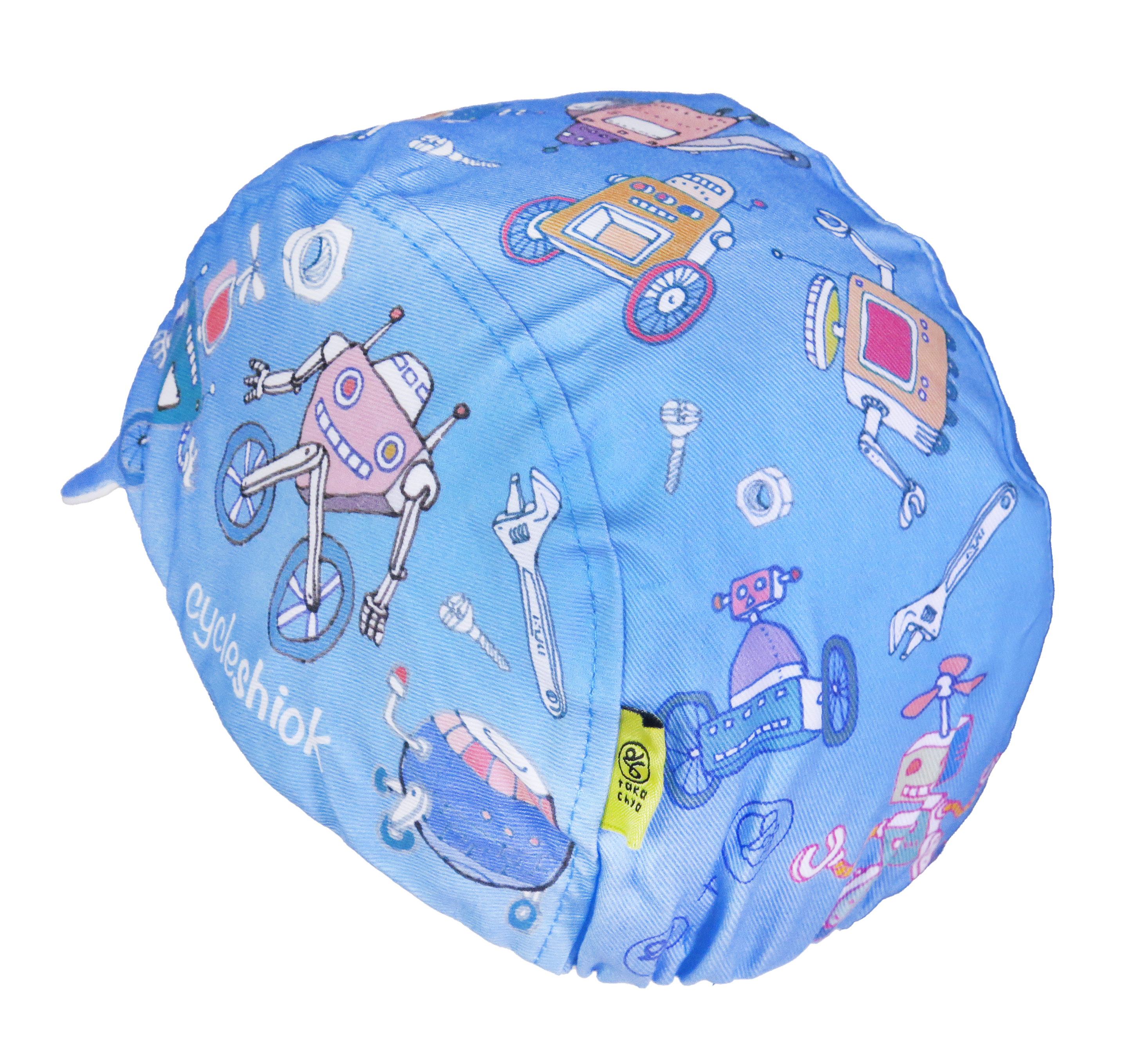 A DESIGN BY TAKACHYA | Faizal Caricatures x TKC Blue Robot Cycling Cap