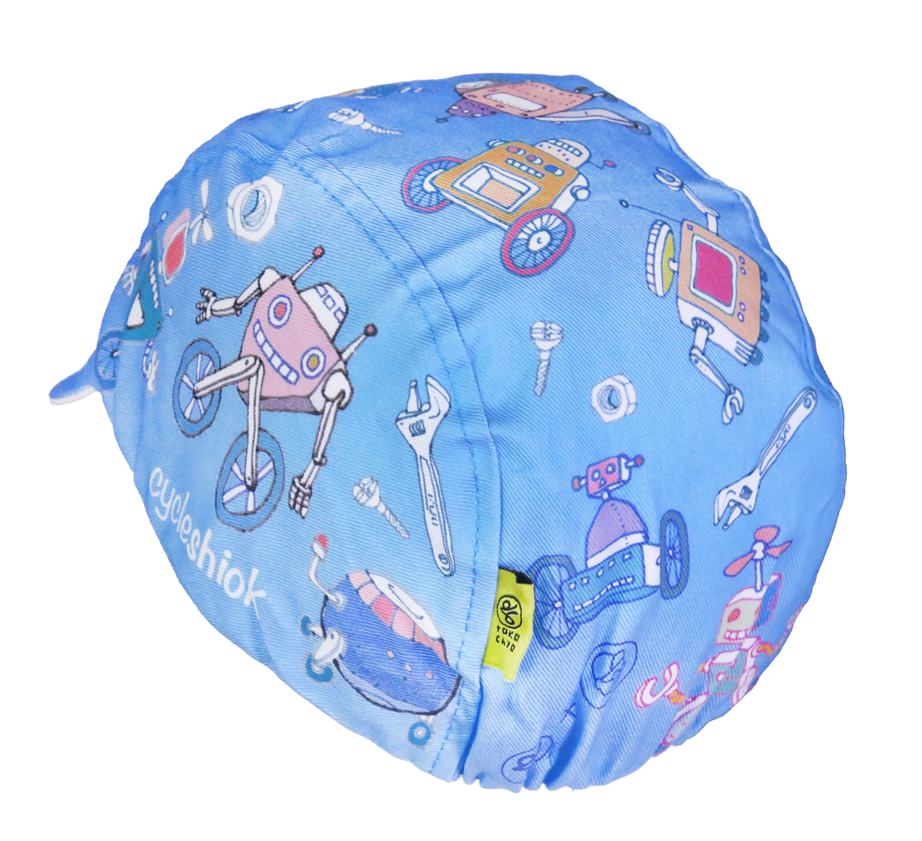 A DESIGN BY TAKACHYA | Faizal Caricatures x TKC Blue Robot Cycling Cap