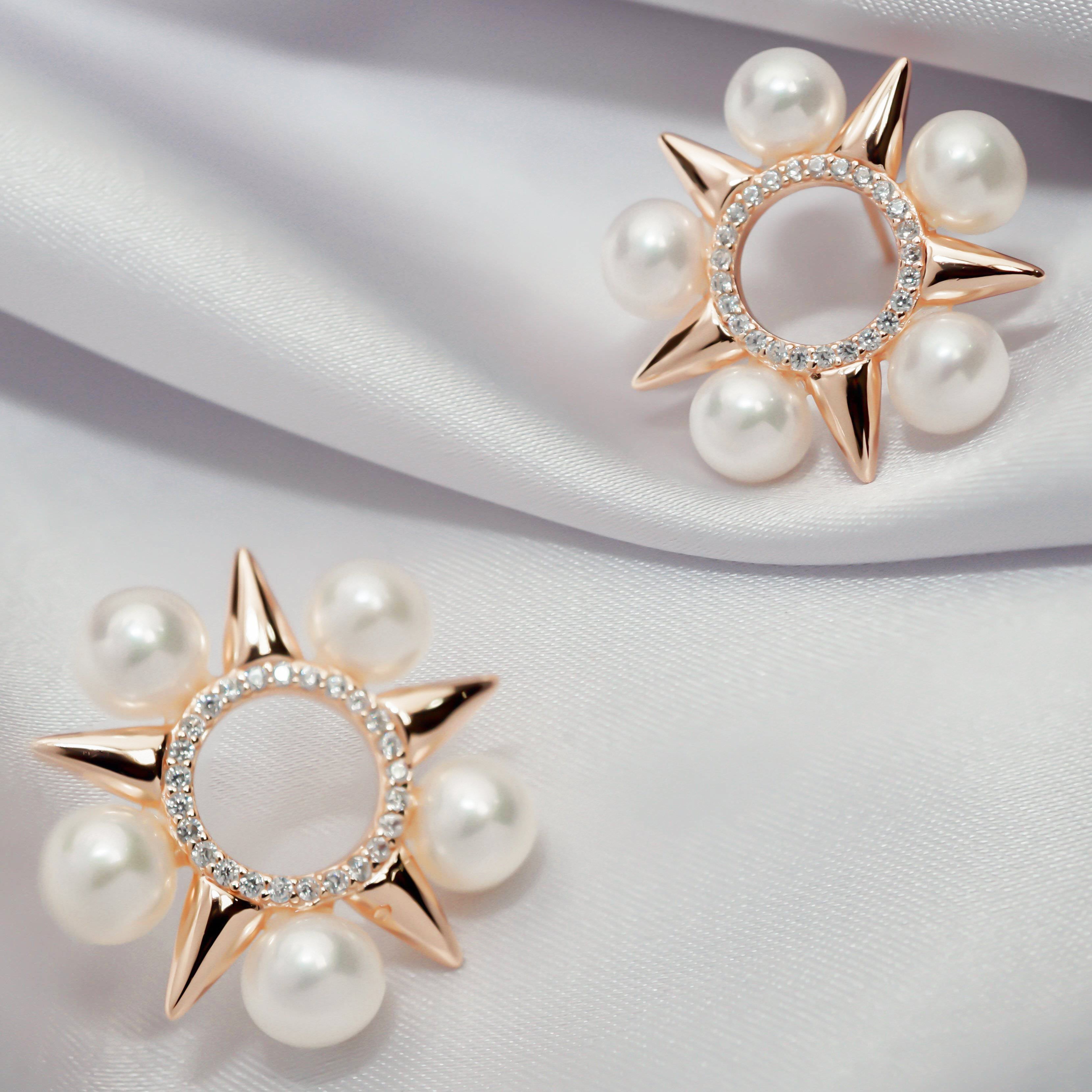 PEARLY LUSTRE | Asian Civilisations Museum Freshwater Pearl Earrings WE00226 | ACM Collection