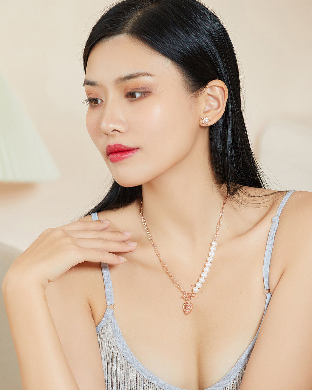 PEARLY LUSTRE | Asian Civilisations Museum Freshwater Pearl Earrings WE00231 | ACM Collection