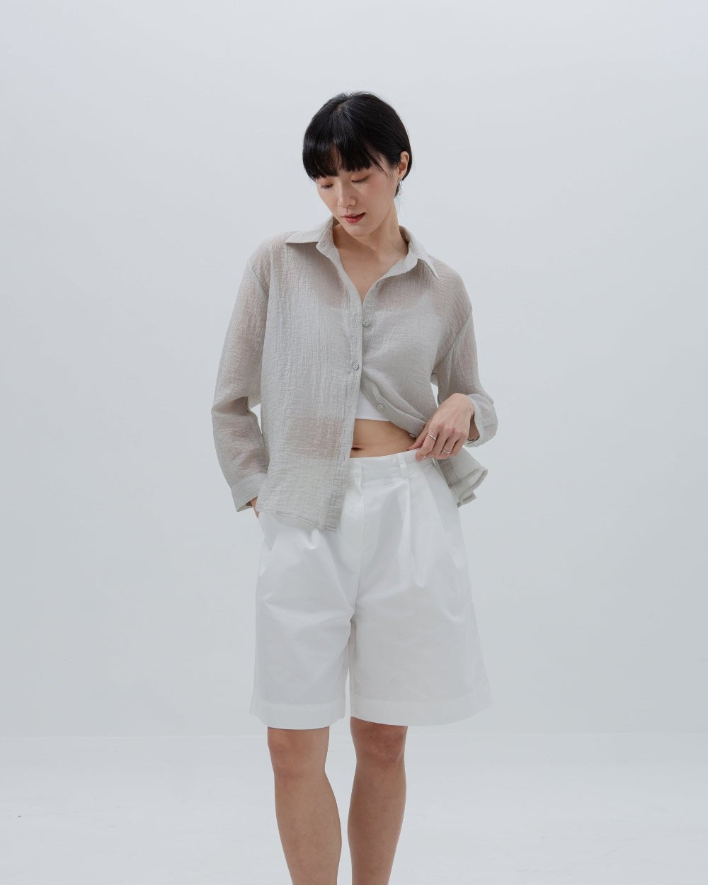 SAERO COLLECTIVE | Oreum Shirt V. 1 | Light Grey