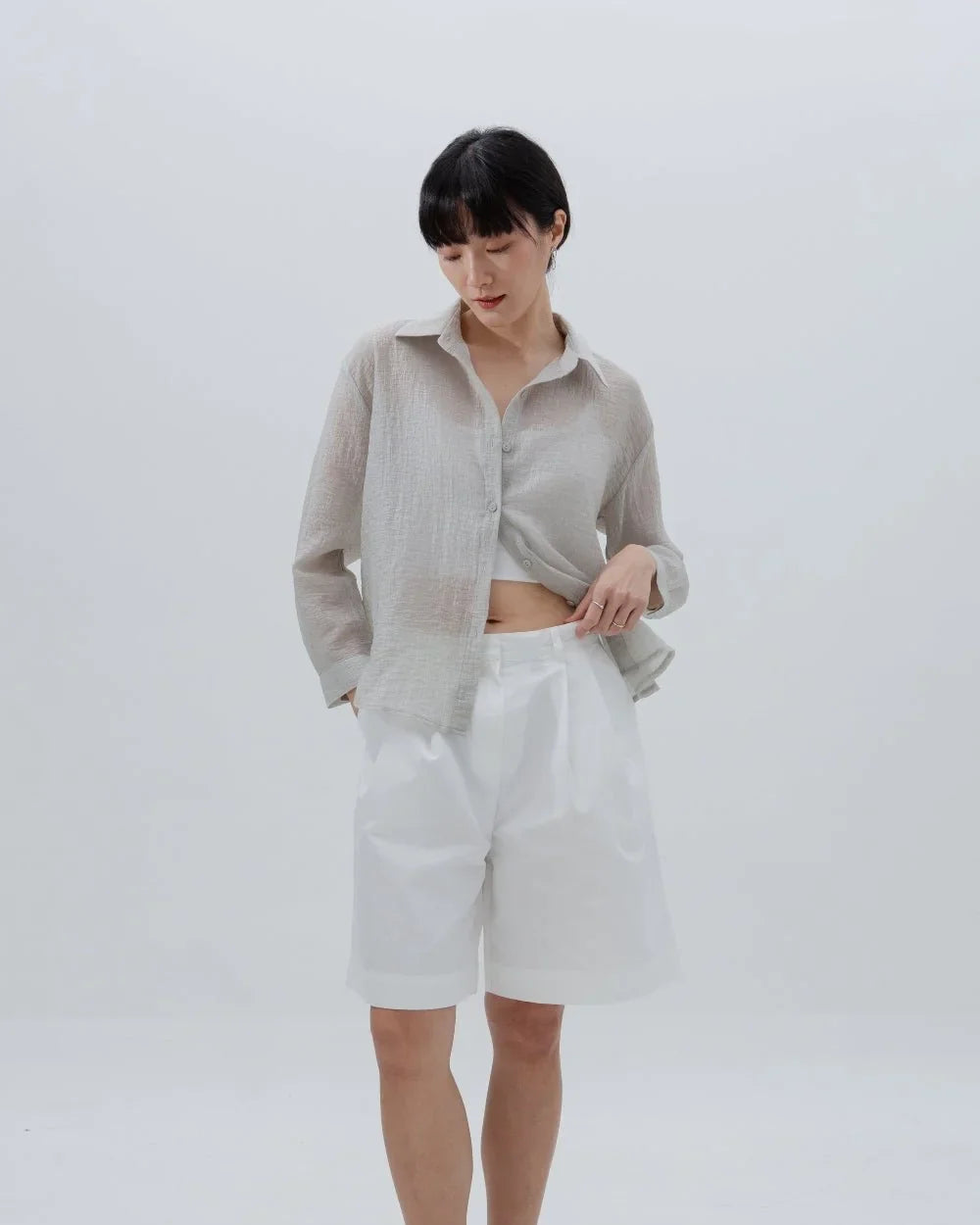 SAERO COLLECTIVE | Oreum Shirt V. 1 | Light Grey