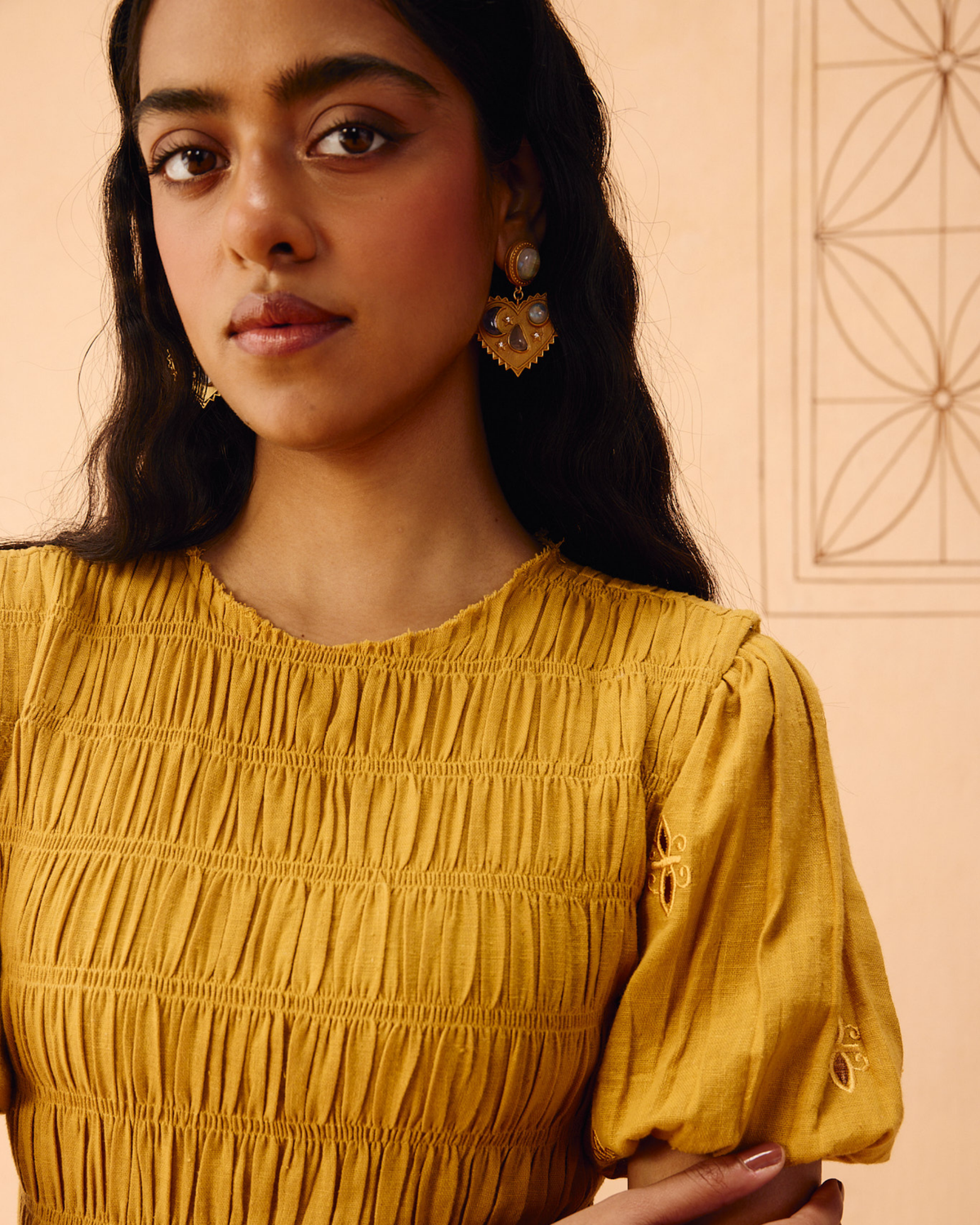 SUI | Golden Glow Kala Cotton Dress
