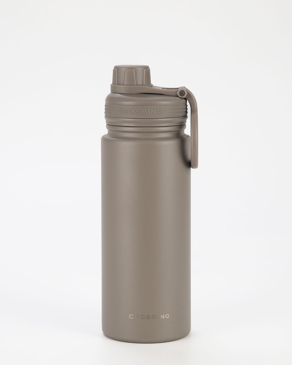 CROSSING | 600ml Urban Ceramic S/S Insulated Screw Cap Sports Bottle With Handle