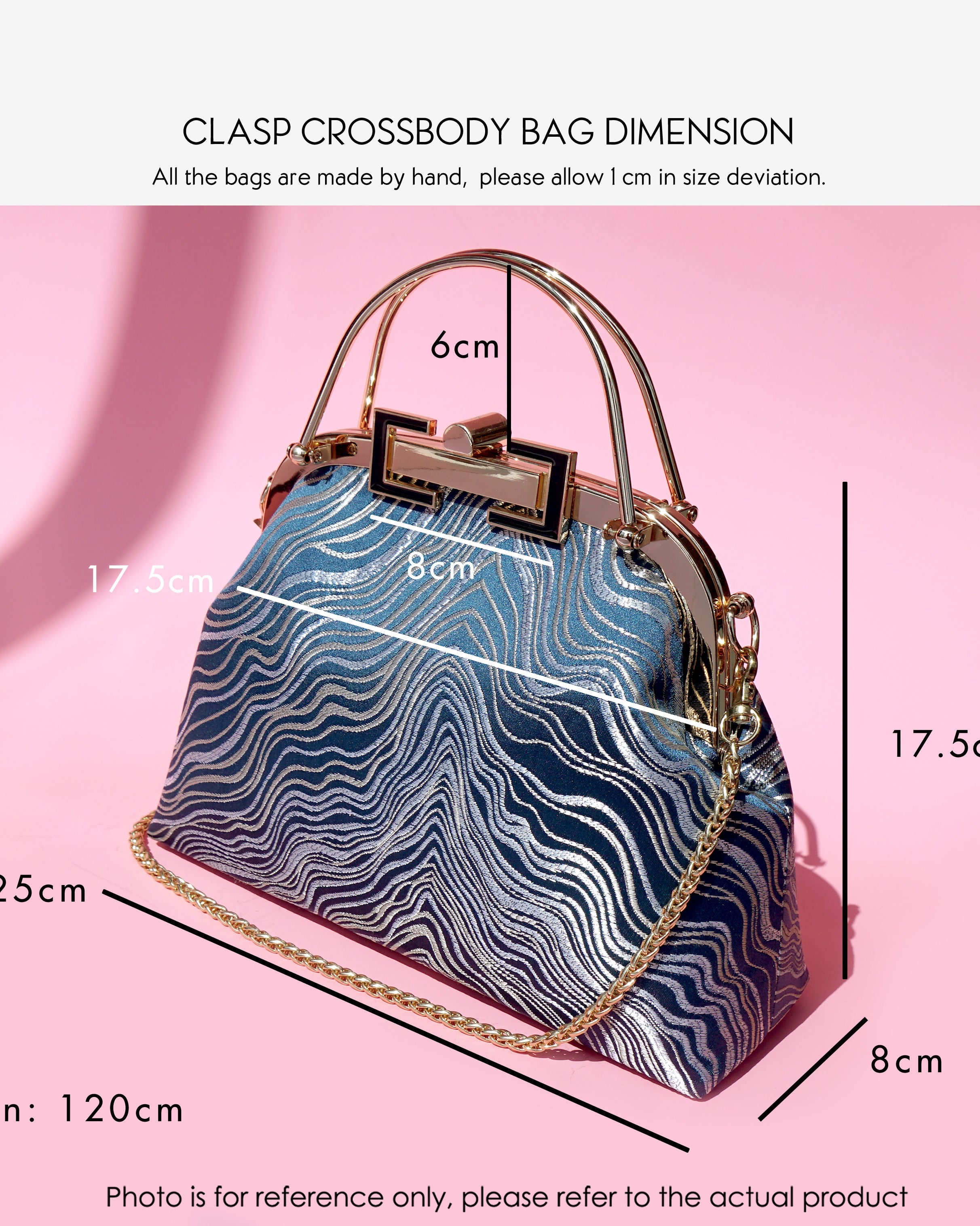 COCOONESE | Clasp Crossbody Bag - Jasminoides