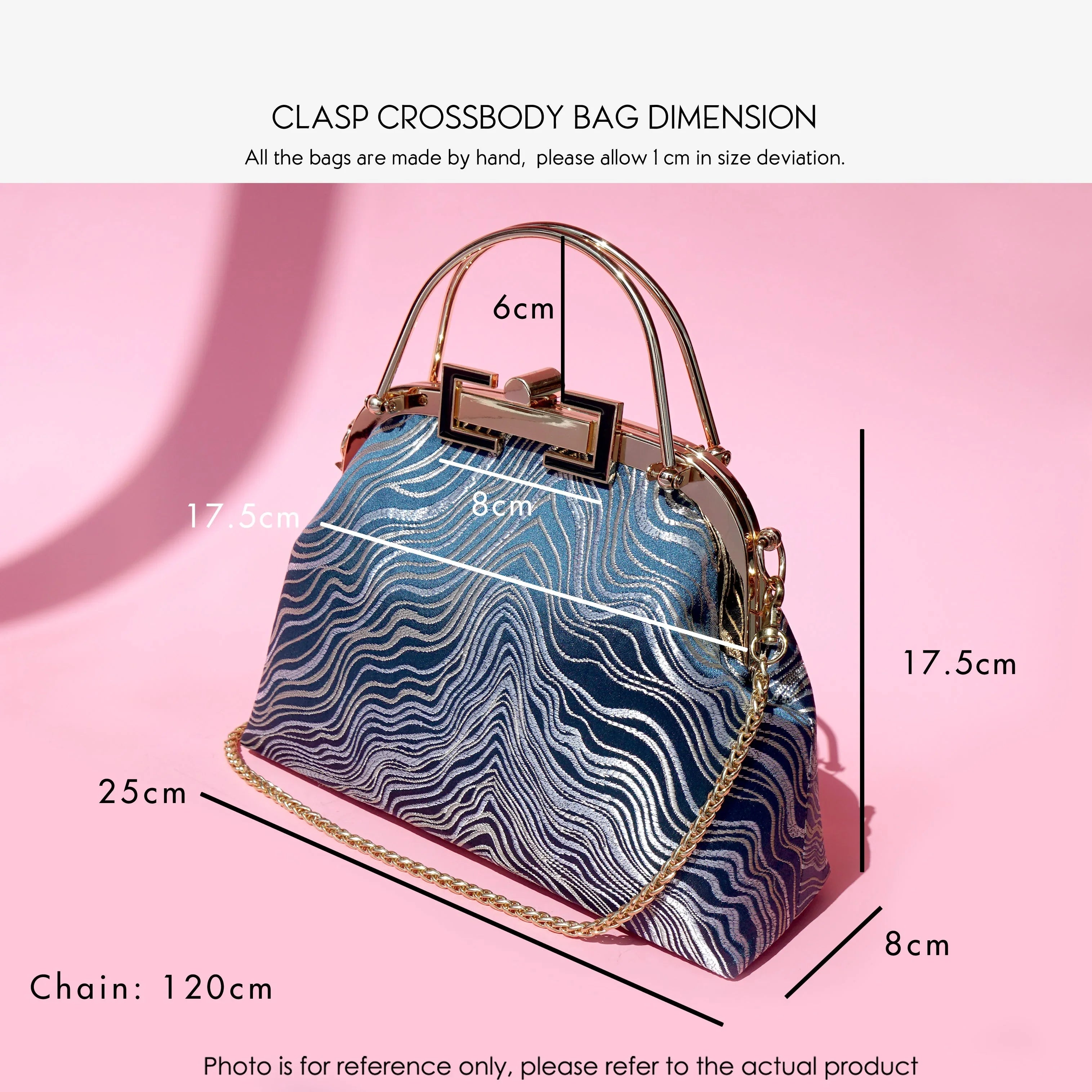 COCOONESE | Clasp Crossbody Bag - Jasminoides