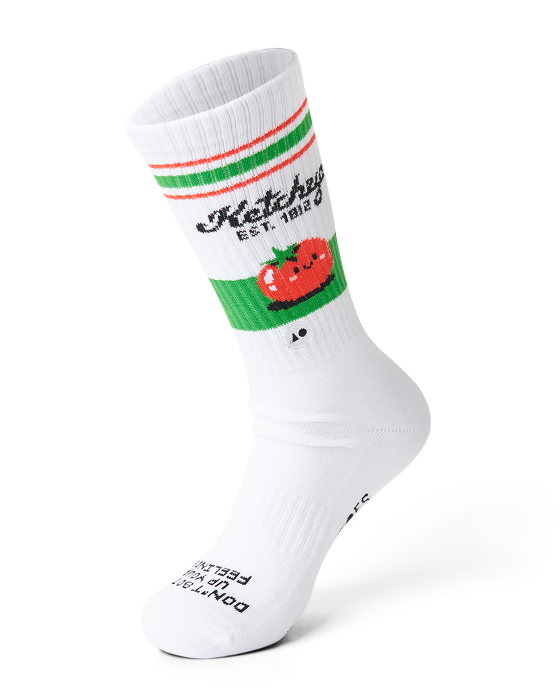 TALKING TOES | Emotional Ketchup Athletic Sock