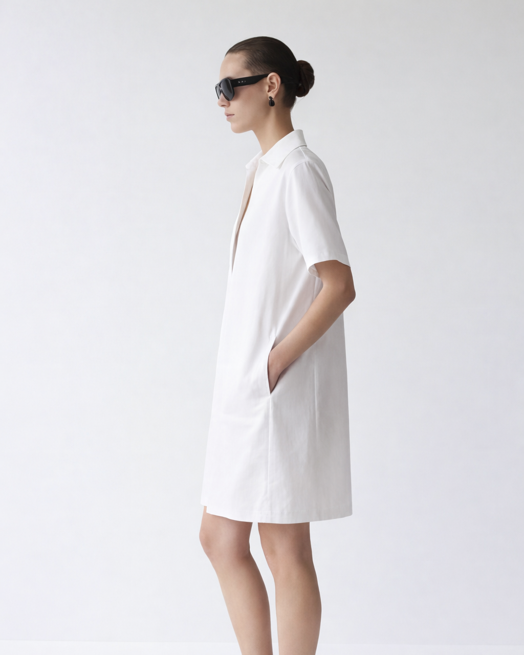 LAYERPLAN | Arden V-Neck Shirt Dress
