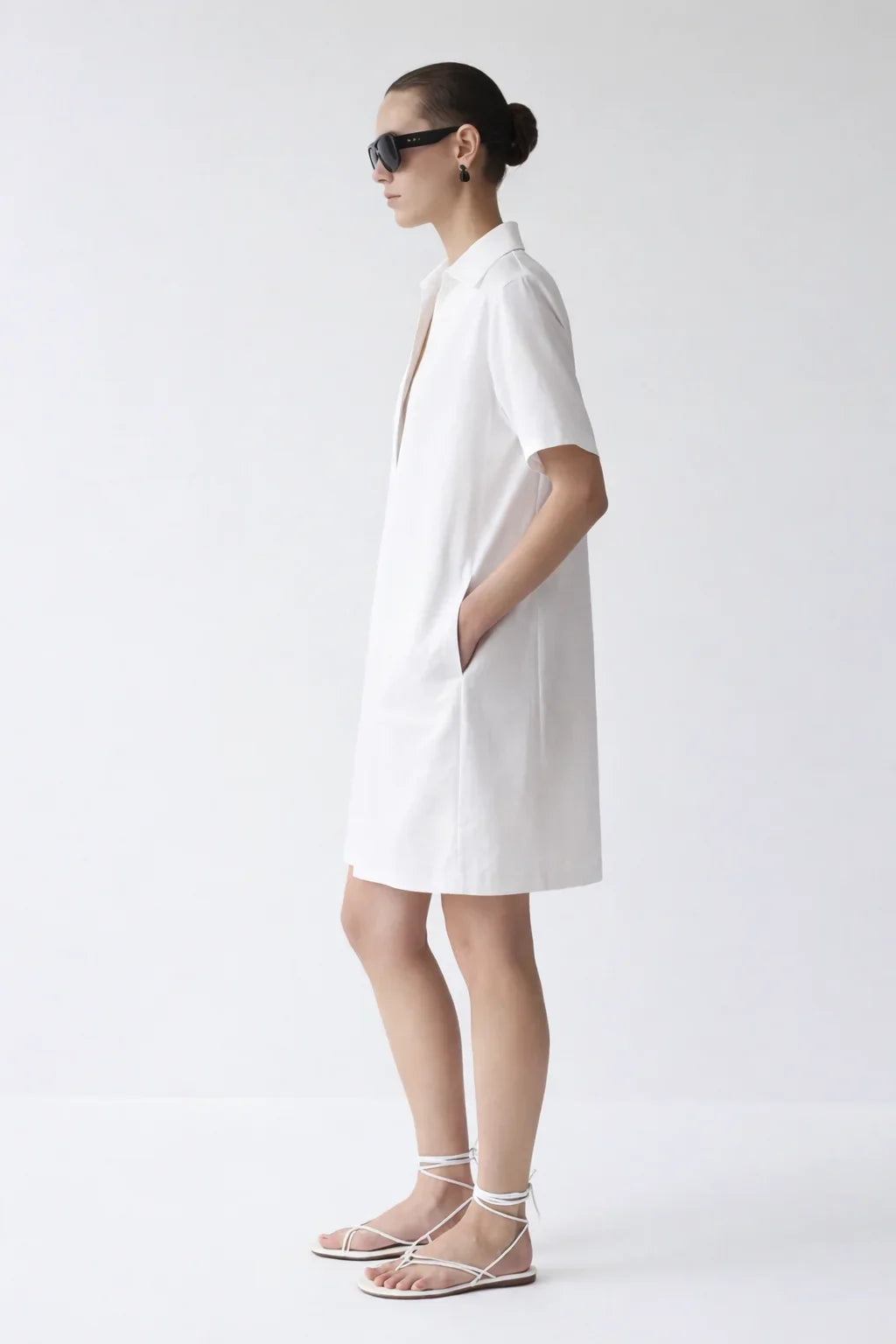 LAYERPLAN | Arden V-Neck Shirt Dress