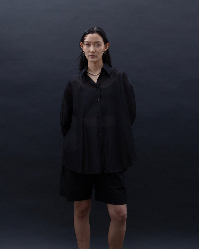 SAERO COLLECTIVE | Malgeun Tencel Shirt | Black