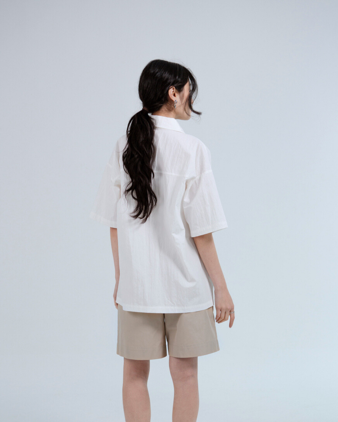 SAERO COLLECTIVE | Boho Overfit Shirt | White