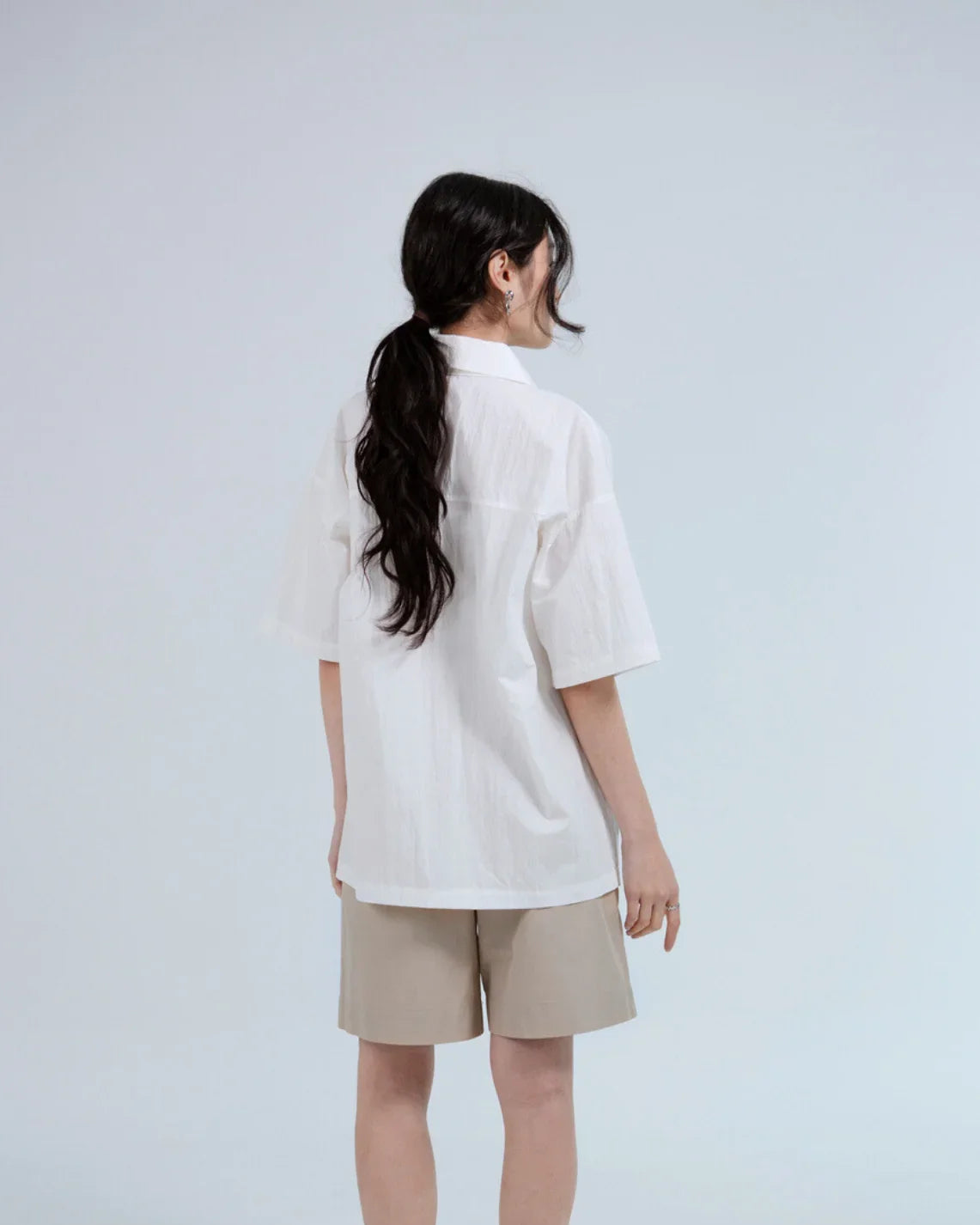 SAERO COLLECTIVE | Boho Overfit Shirt | White