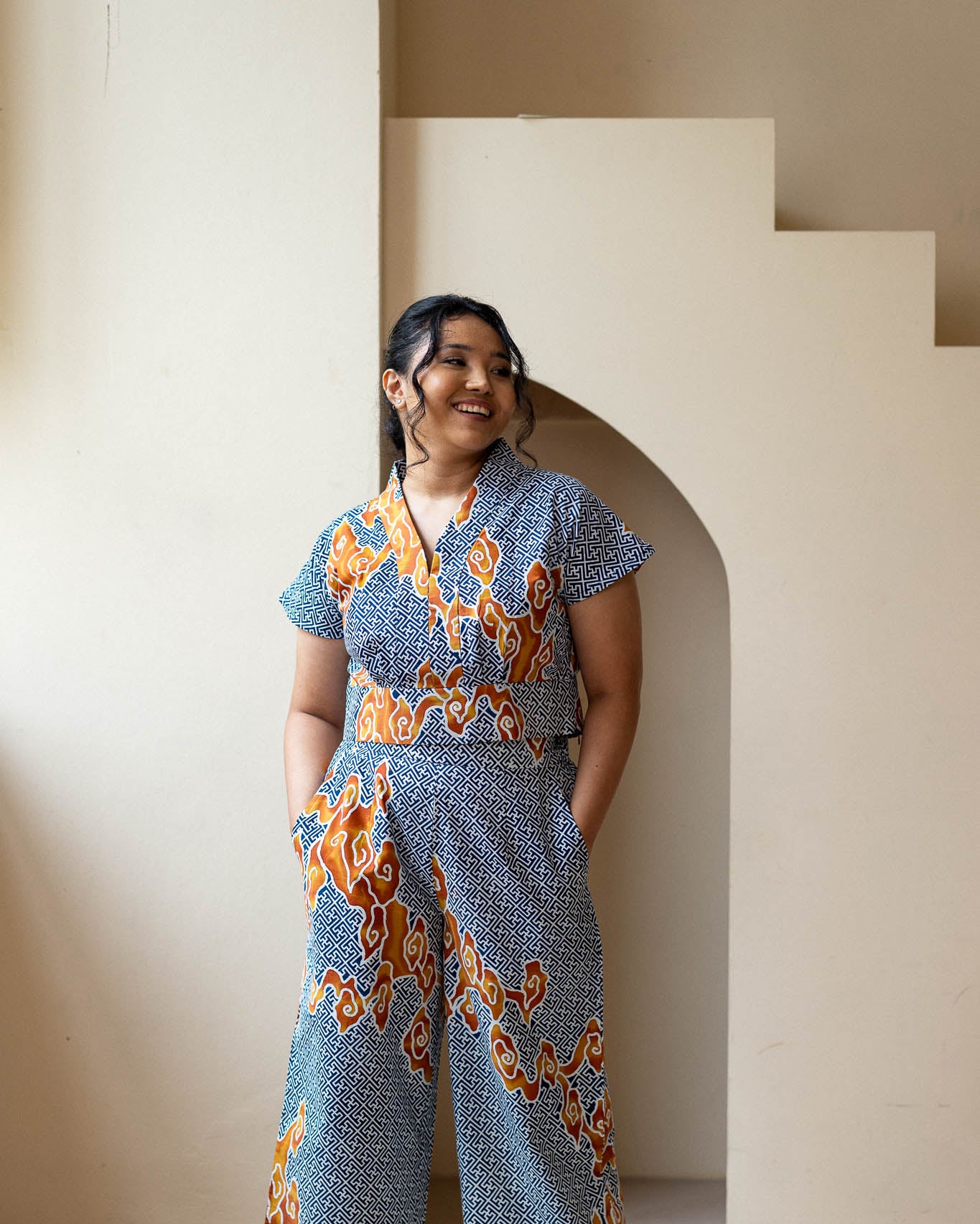 STUDIO GYPSIED | Batik Signature Culottes In Tumbuh Indigo