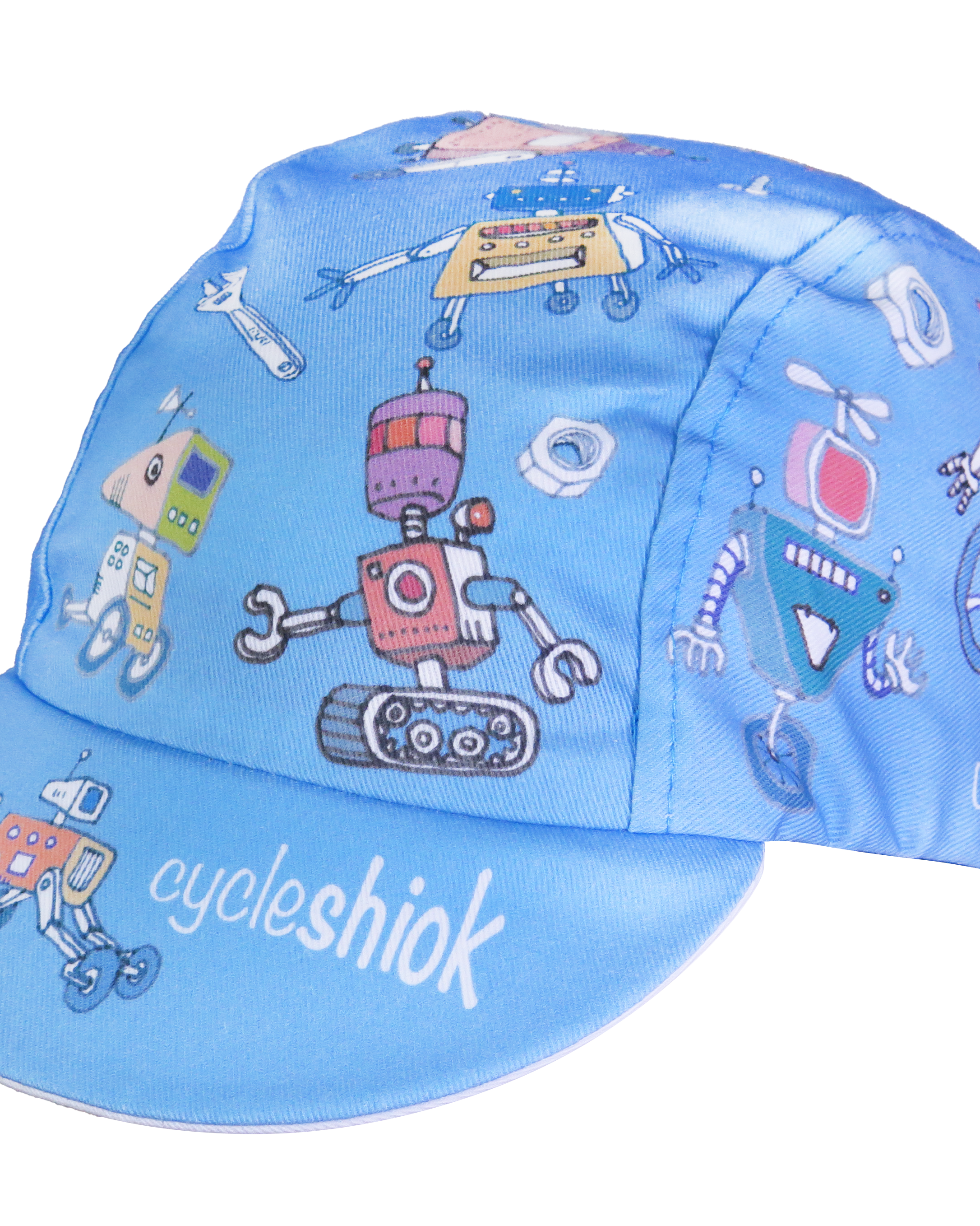 A DESIGN BY TAKACHYA | Faizal Caricatures x TKC Blue Robot Cycling Cap