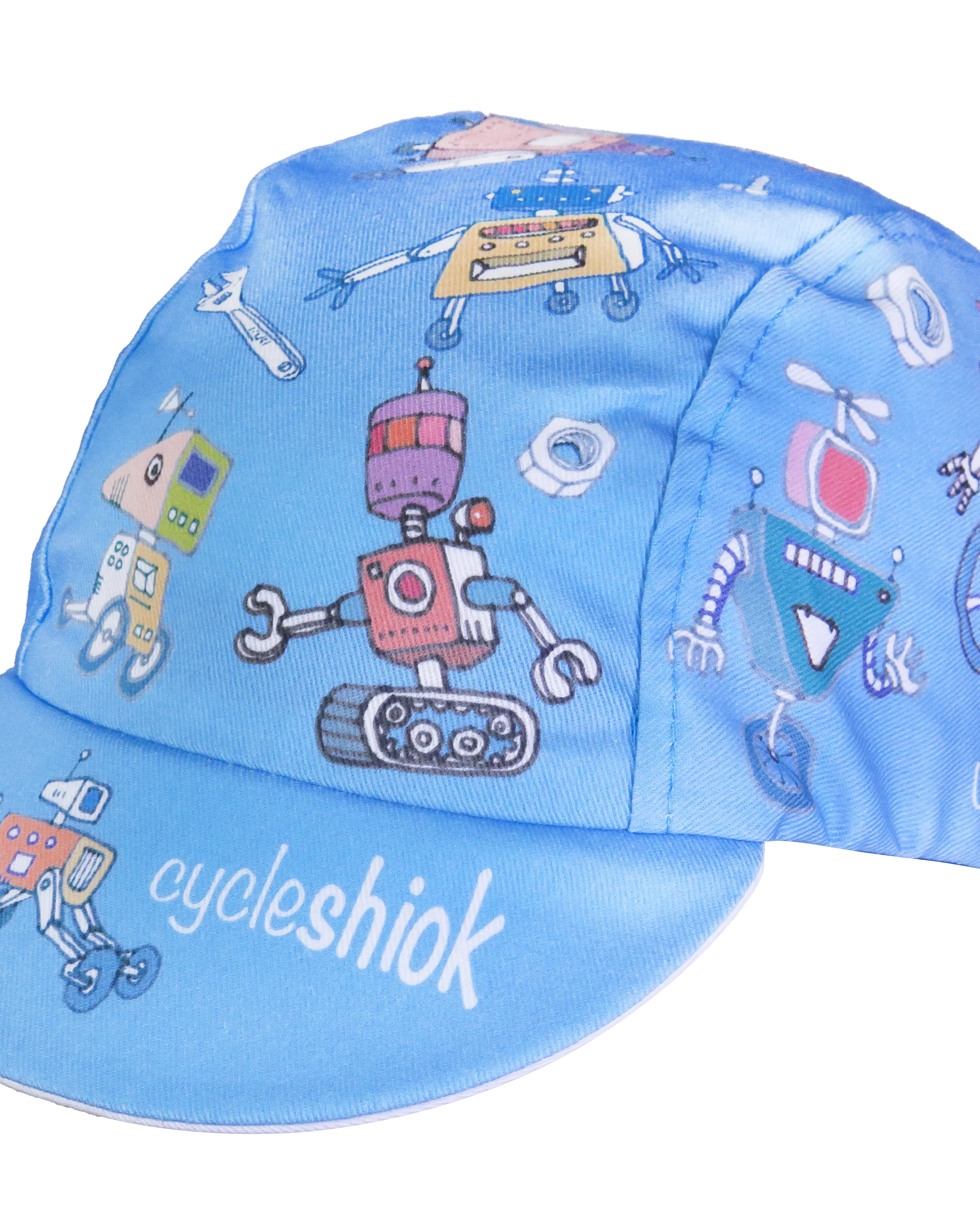 A DESIGN BY TAKACHYA | Faizal Caricatures x TKC Blue Robot Cycling Cap