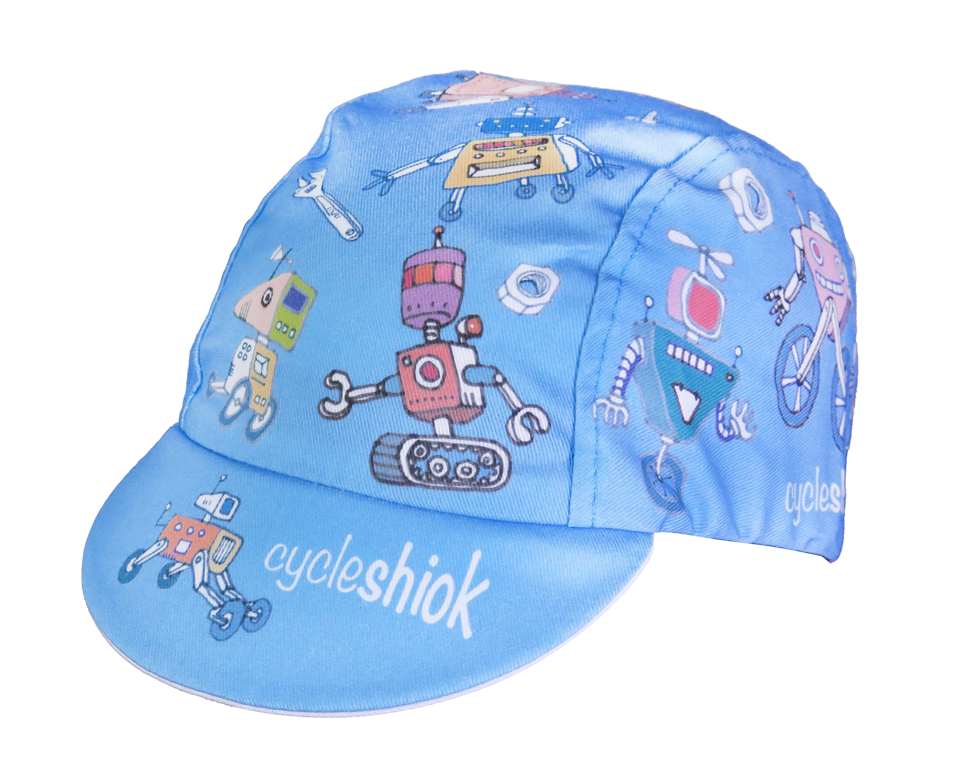A DESIGN BY TAKACHYA | Faizal Caricatures x TKC Blue Robot Cycling Cap