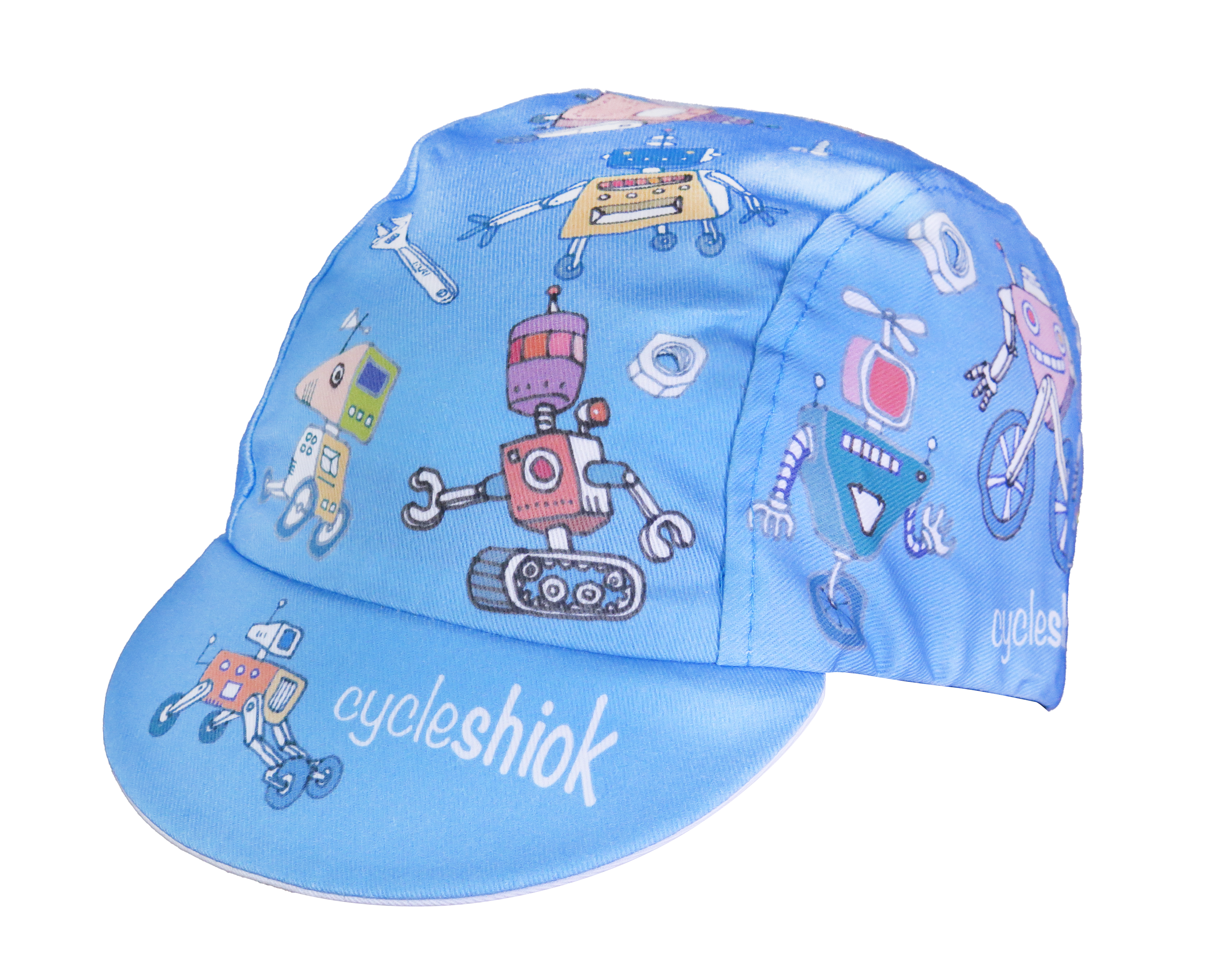 A DESIGN BY TAKACHYA | Faizal Caricatures x TKC Blue Robot Cycling Cap