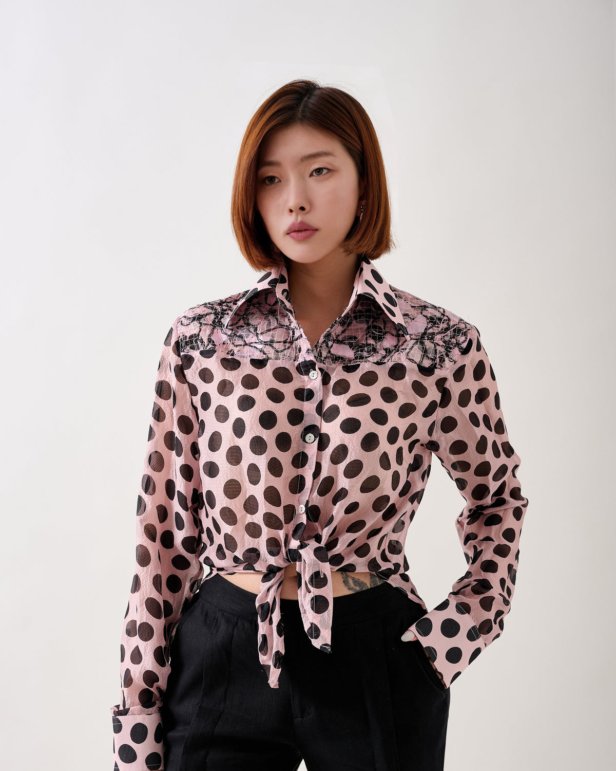 KHAAR | Polka Dot Shirt