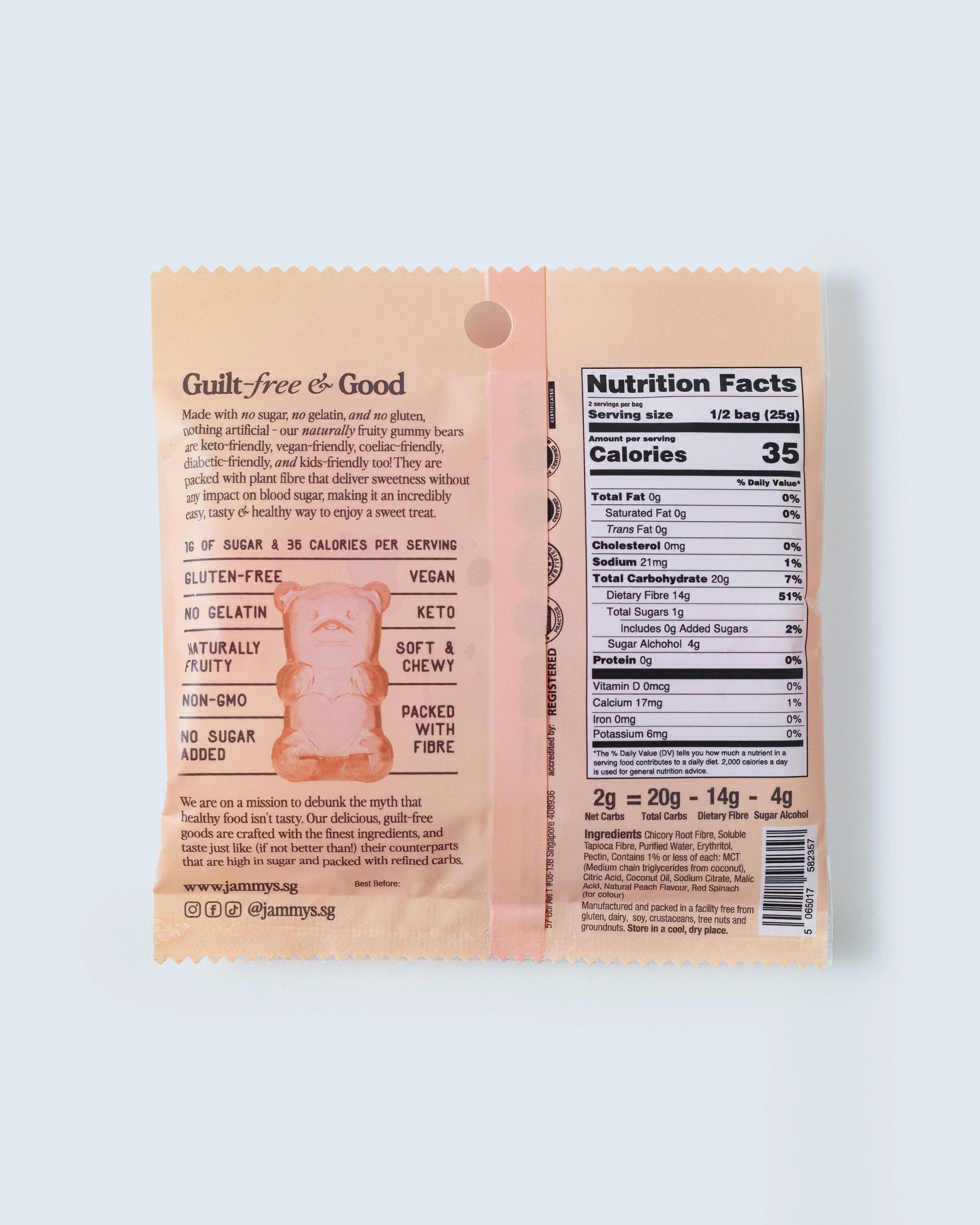 JAMMY’S | Peach Gummy Bears
