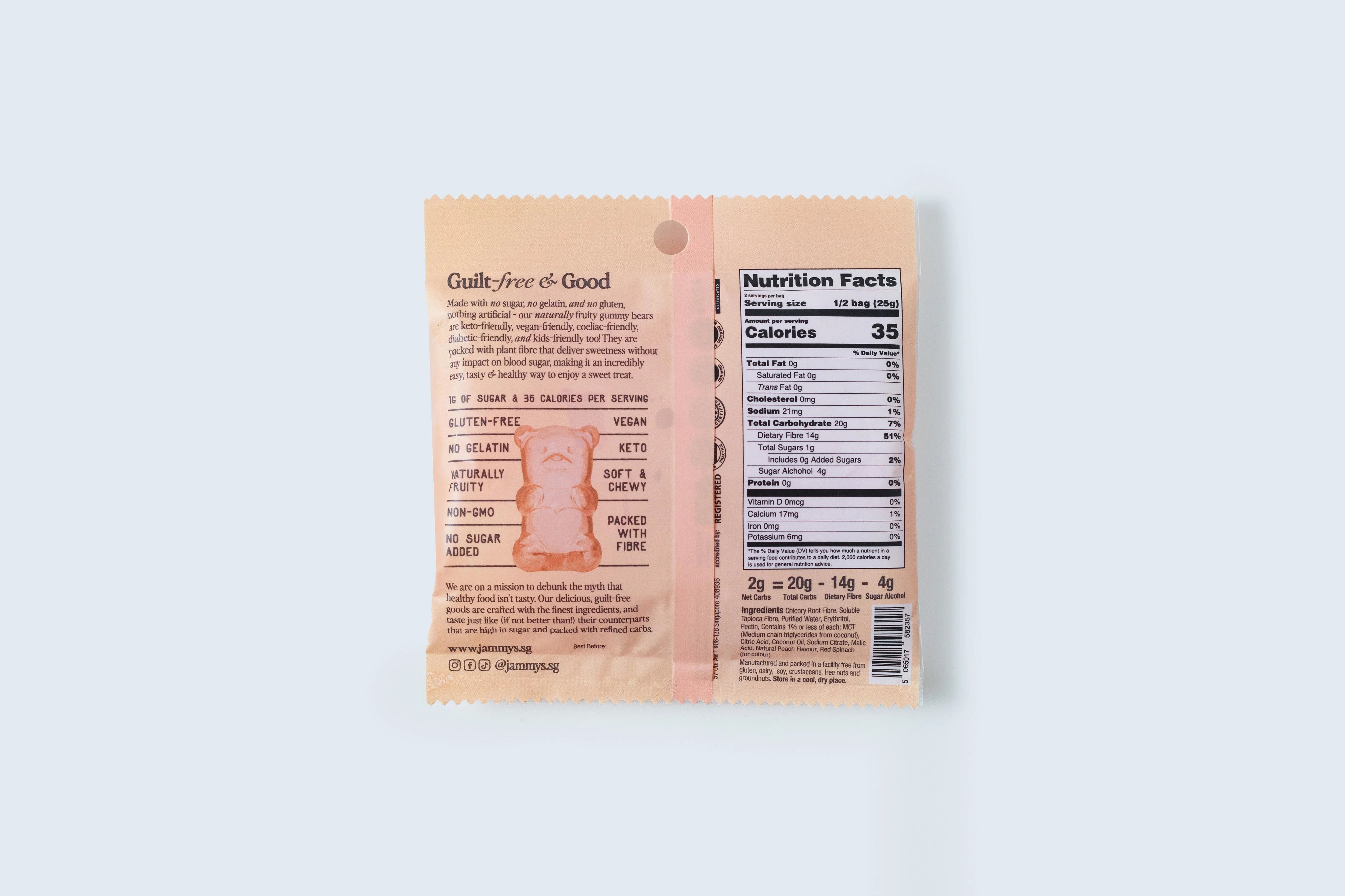JAMMY’S | Peach Gummy Bears