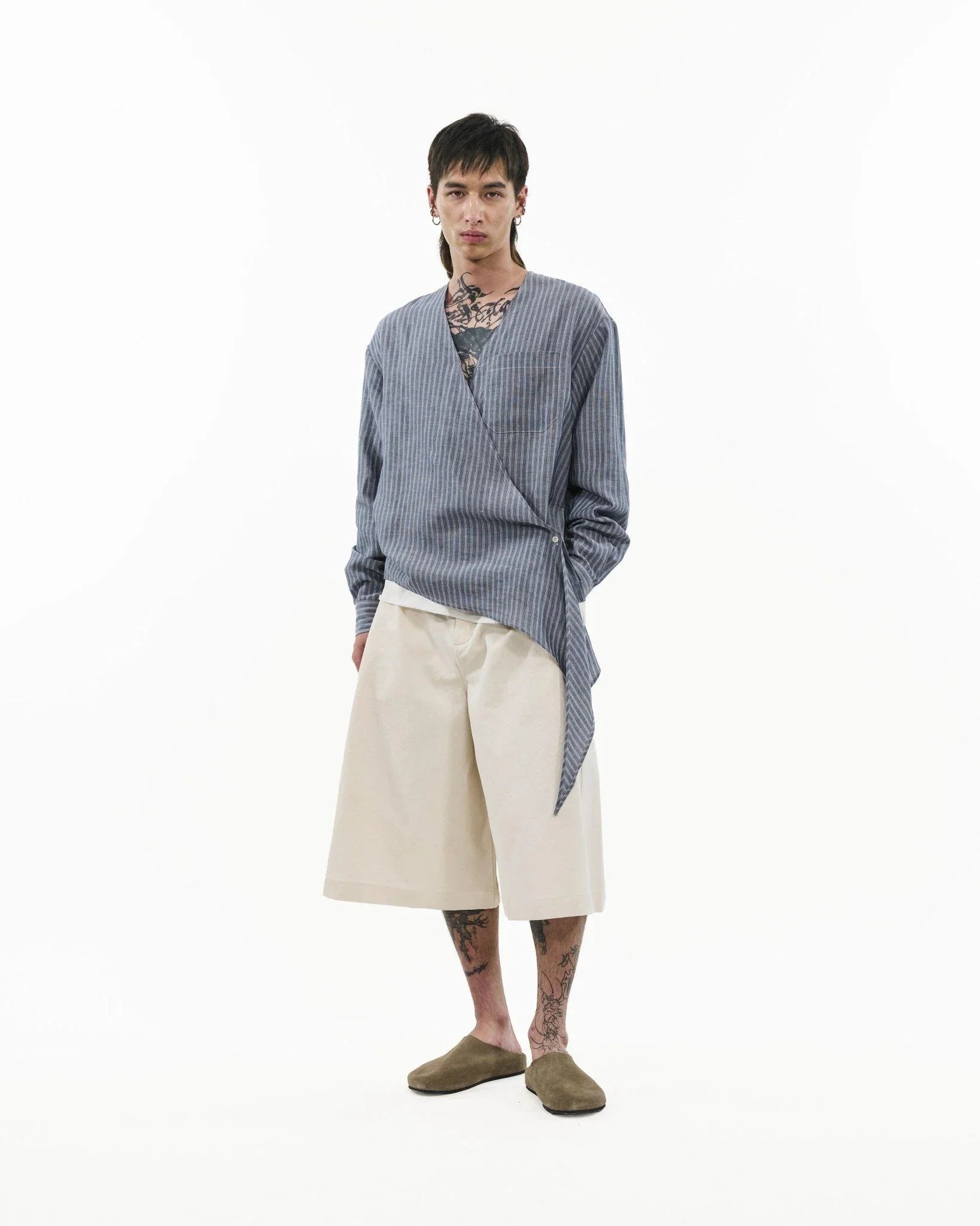 GRAYE | Asymmetrical Wrap Shirt