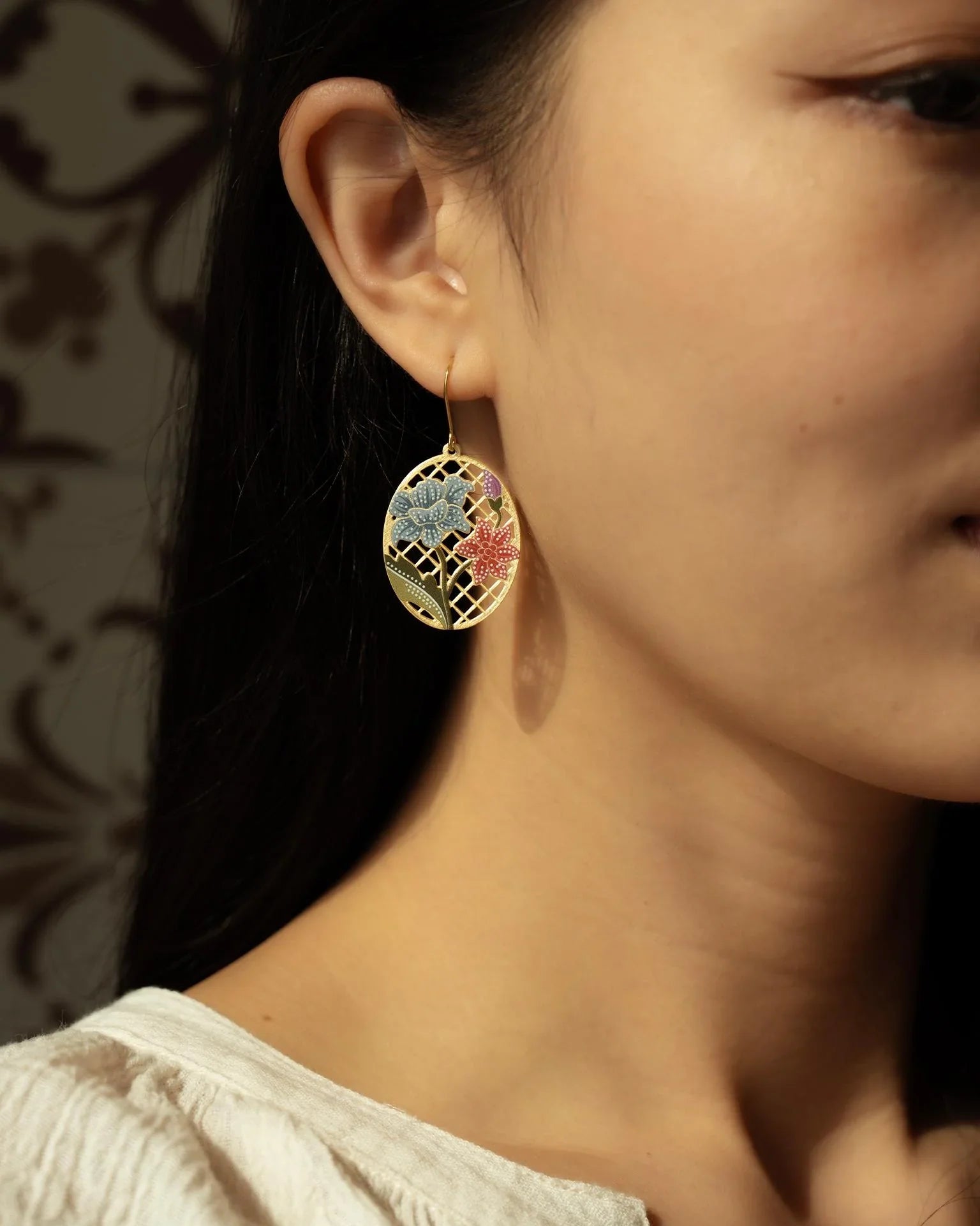 EMBRACE JEWELLERY | Peranakan Hook Earrings