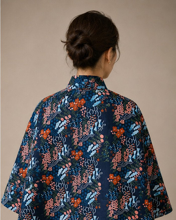 PAOPAO | 绣 XIU Floral Embroidery Cape (XIU-N)